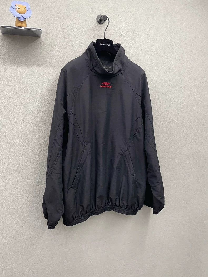 Balenciaga Balenciaga 3B Small Logo Hooded Zip-Up Windbreaker Size US M / EU 48-50 / 2 - 3 Thumbnail