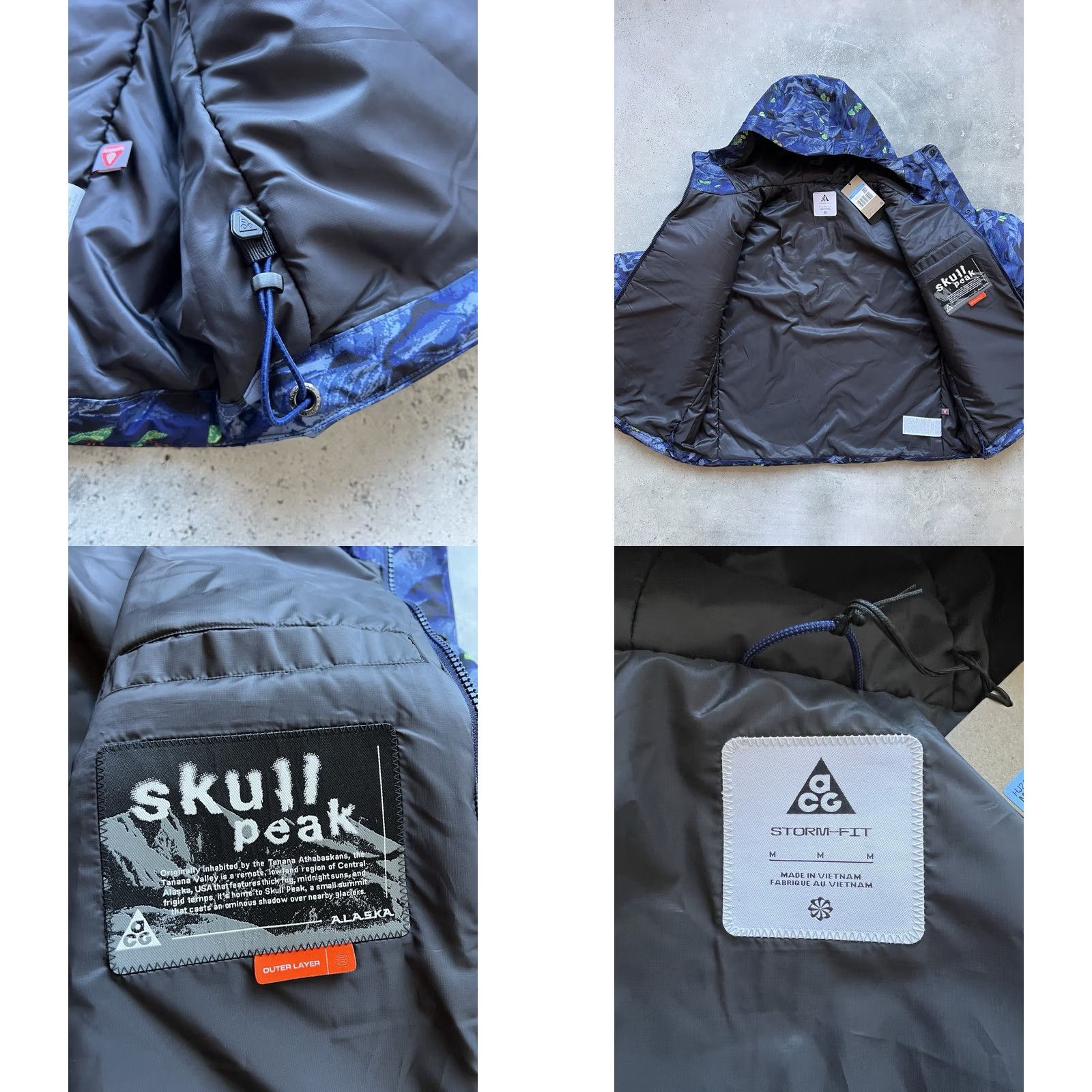Nike ACG Nike ACG Primaloft Skull Peak Storm Fit Full Zip Jacket Men M Multicolor Camouflage Ski Bomber Jacket Size US M / EU 48-50 / 2 - 8 Thumbnail