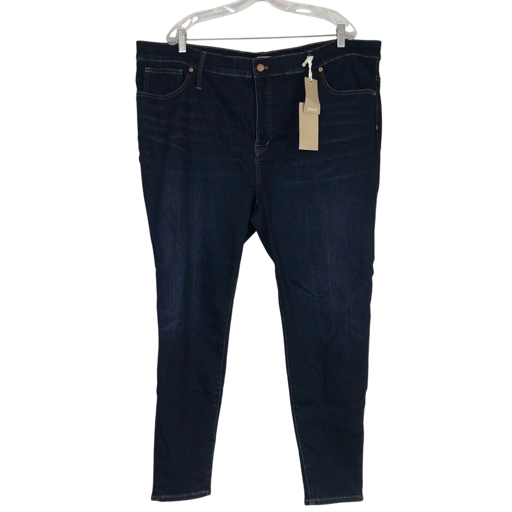 Madewell MADEWELL Womens 37 Blue Denim 9" High Rise Skinny Jeans Size 25" / US 0 / IT 36 - 2 Thumbnail