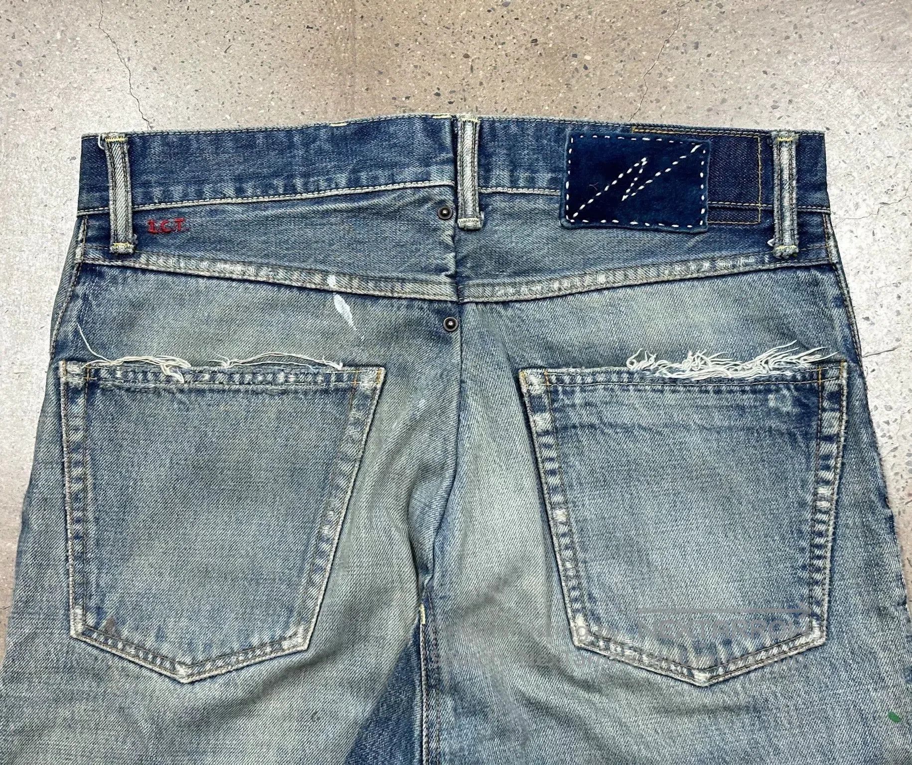 Visvim visvim ict hakama pants crash denim. Size US 43 - 6 Thumbnail