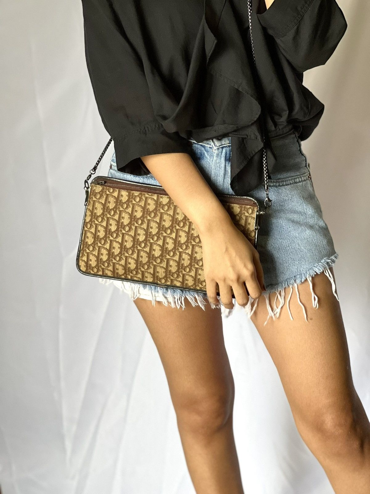 Dior Dior Vintage Trotter Clutch Bag Iconic Size ONE SIZE - 16 Thumbnail