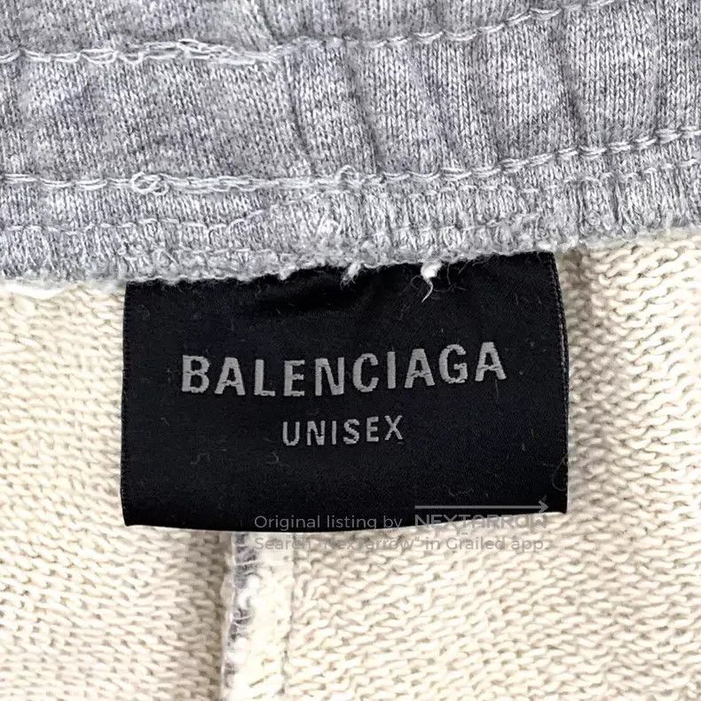 Balenciaga Balenciaga Size XXS Gray cotton casual wide leg seven-quar Size US 27 - 5 Thumbnail