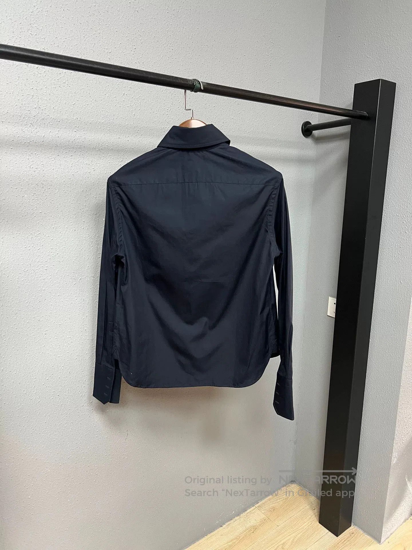 Saint Laurent Paris SLP Dark Blue Shirt. Size XS / US 0-2 / IT 36-38 - 2 Thumbnail