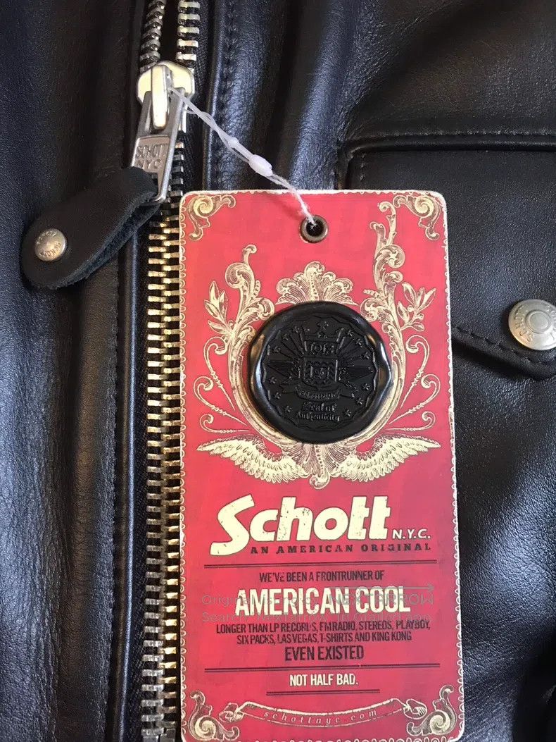 Schott Schott NYC limited edition motorcycle leather jacket Size US XXS / EU 40 - 2 Thumbnail