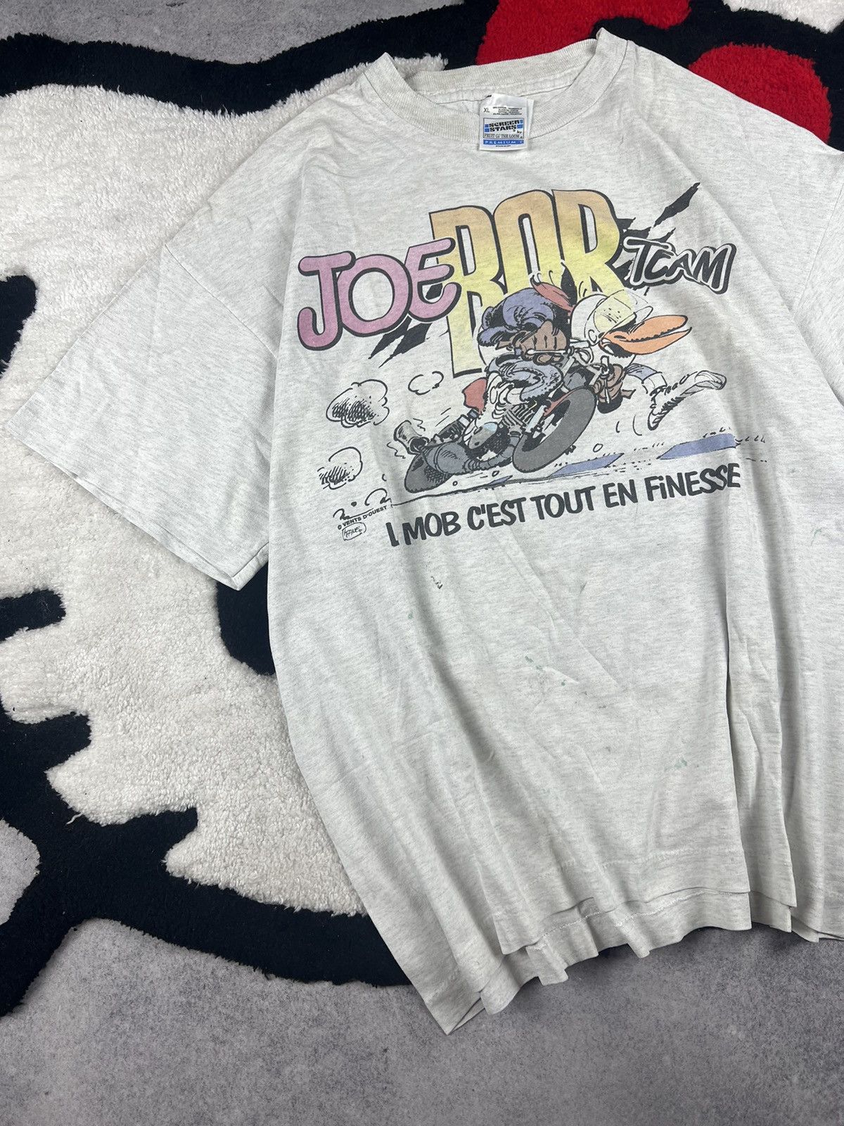 Vintage Vintage Joe Bar Team 90s Motorcycle Racing Y2K Tee Shirt Size US XL / EU 56 / 4 - 2 Thumbnail