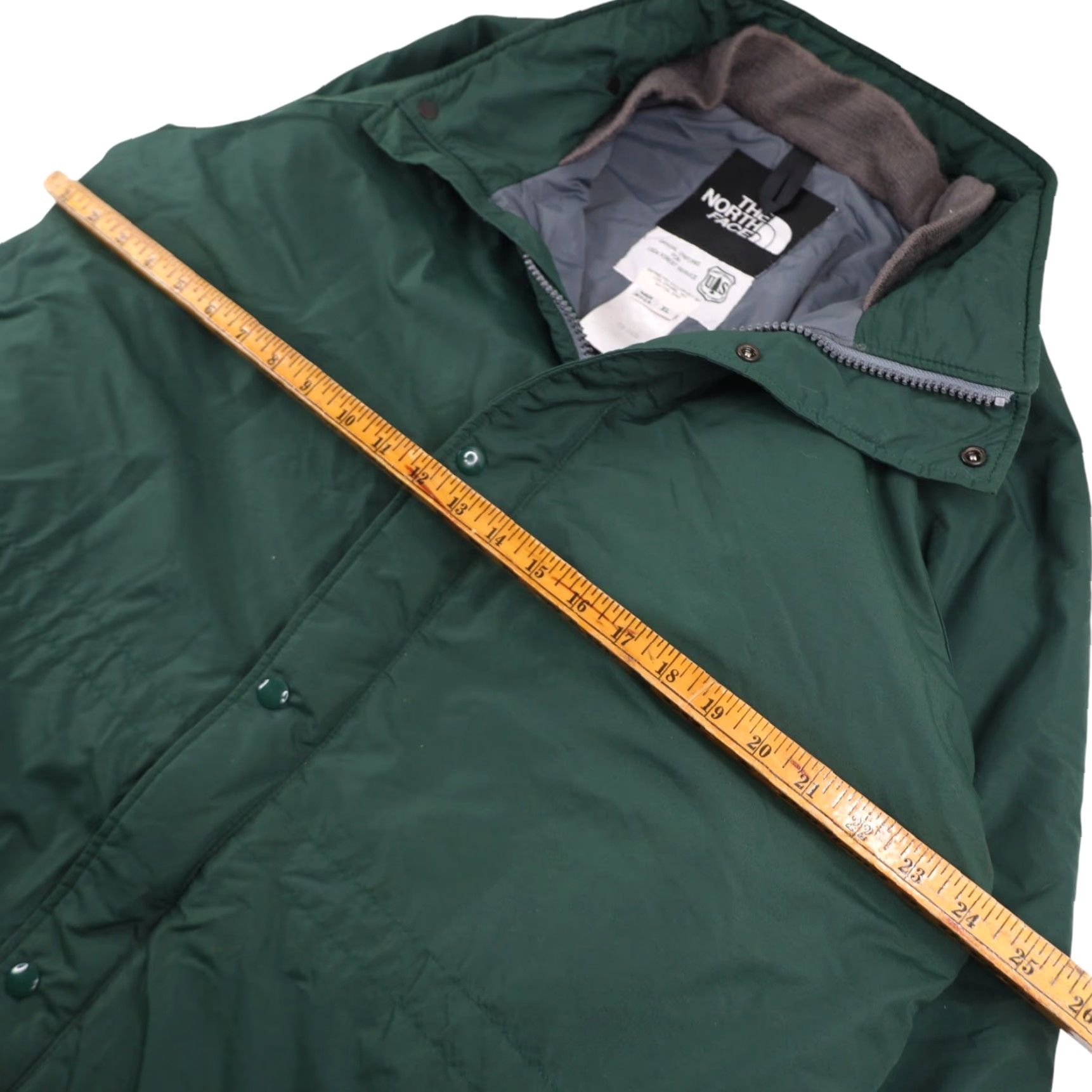 The North Face VINTAGE The North Face USDA Forestry Service Uniform Jacket Mens XL Green Quilted Polyester Jacket Size US XL / EU 56 / 4 - 7 Thumbnail
