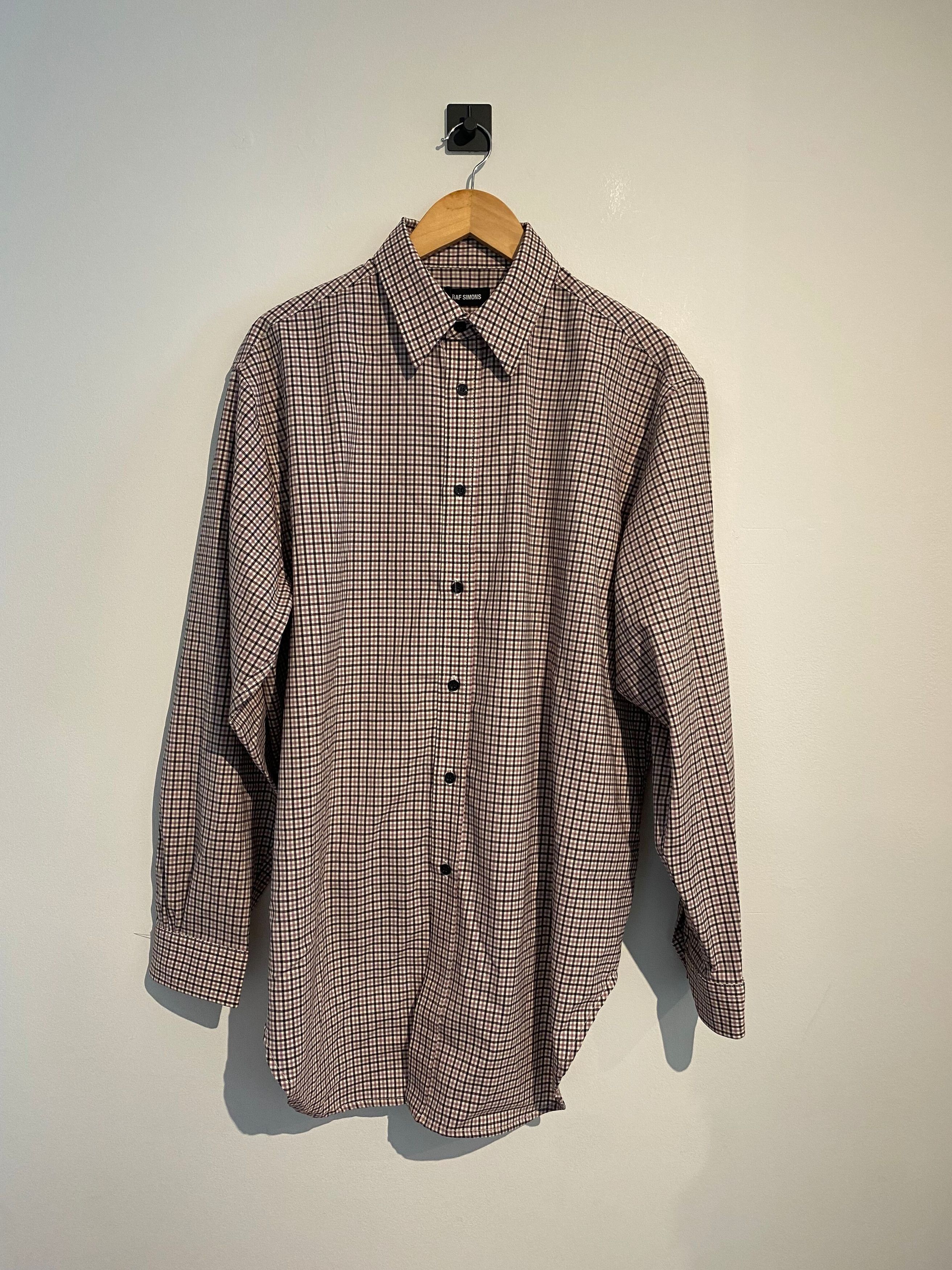 image of Raf Simons Ss18 Elasticated Shirt in Purple, Men's (Size Medium)