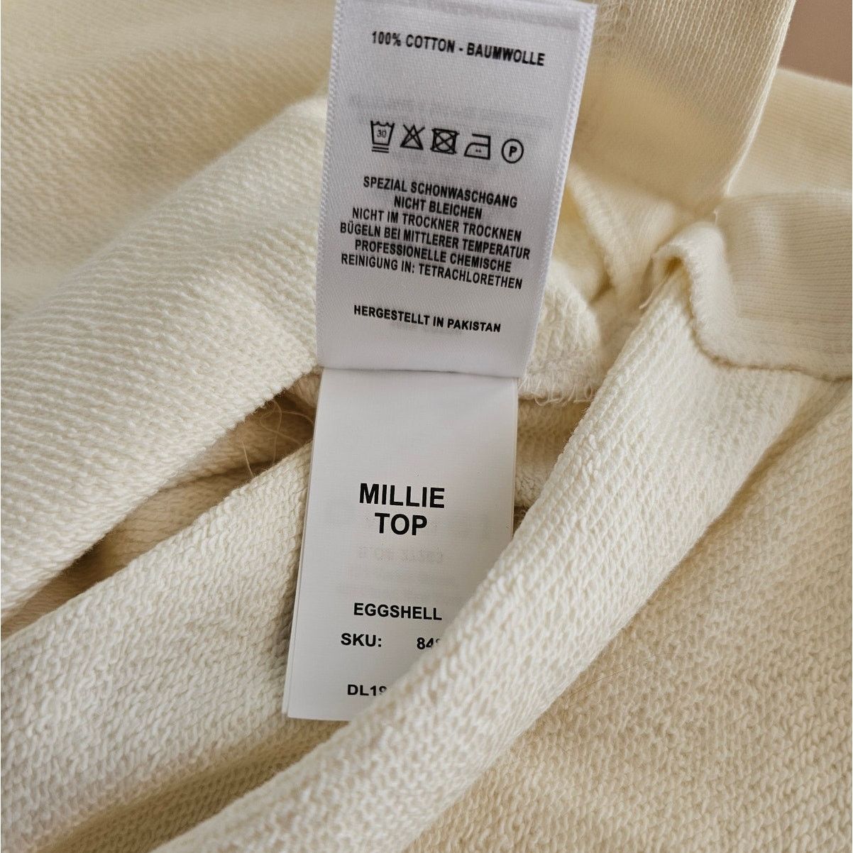 DL1961 NWT DL1961 Women's Cream Sweatshirt Millie Tunic Top M Size M / US 6-8 / IT 42-44 - 13 Thumbnail