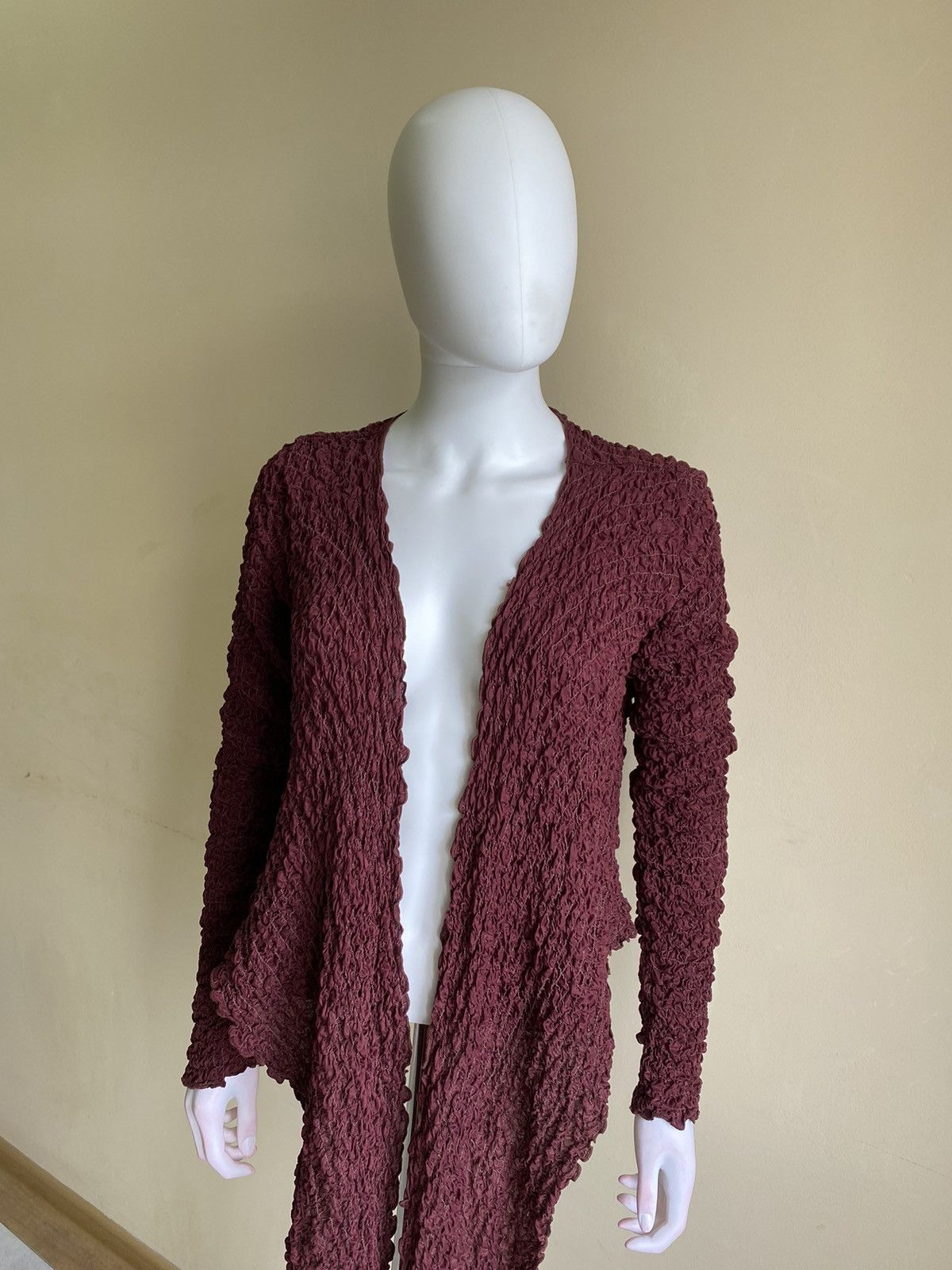 Other Grizas Womens Long Sleeve Wrinkled Designer Cardigan Size XS Size XS / US 0-2 / IT 36-38 - 4 Thumbnail
