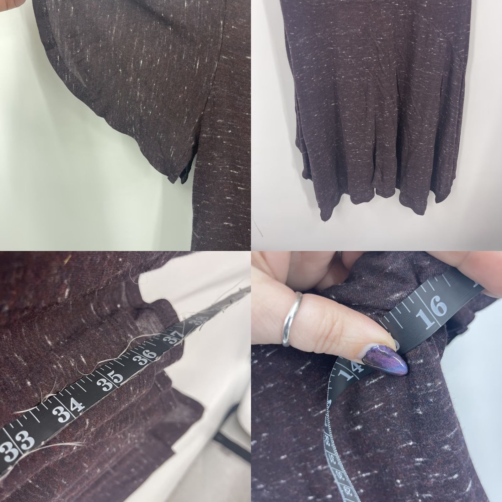 Anthropologie Anthropologie Dolan Dress Womens XS Brown Minimalist T-Shirt Dress Casual Bohemian Size XS / US 0-2 / IT 36-38 - 8 Thumbnail