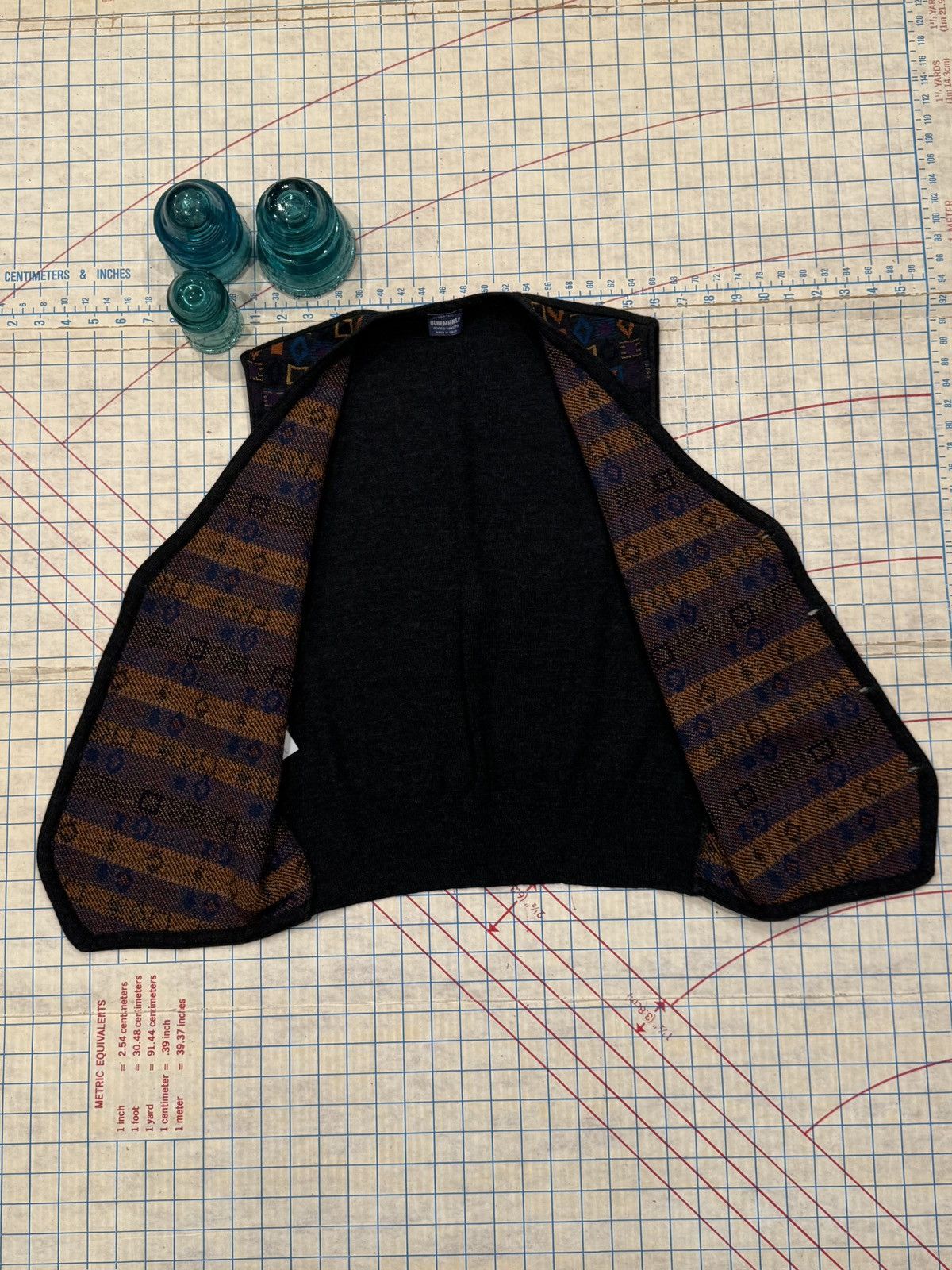 Vintage Vintage Albemarle Patterned Knit Button Up Vest Mens SizeMed Size 42R - 5 Thumbnail