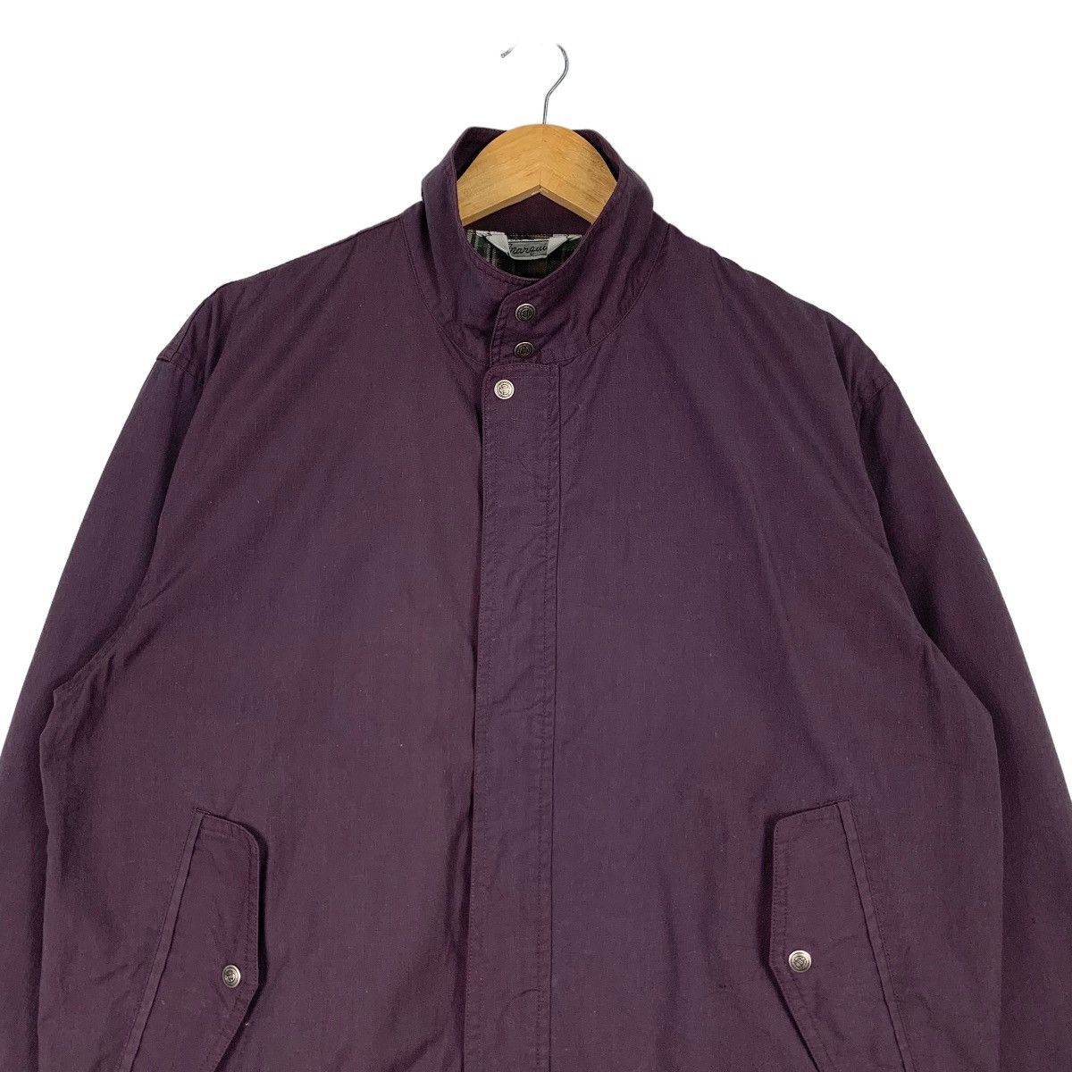 Japanese Brand Manguis Purple Casual Jacket #1178-C54 Size US L / EU 52-54 / 3 - 2 Thumbnail