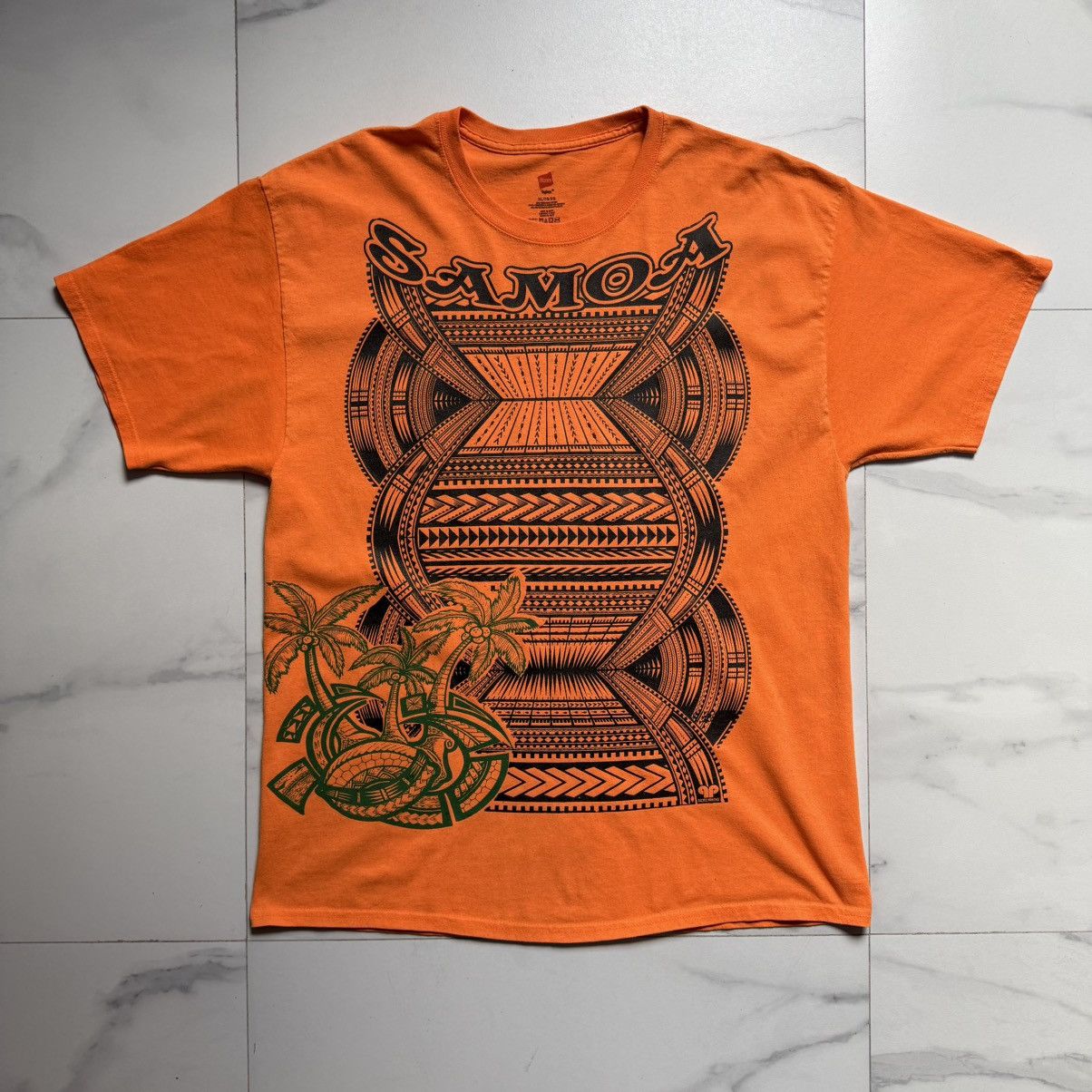 Pacific and Co. Samoa Tribal T Shirt Big Print Size US XL / EU 56 / 4 - 2 Thumbnail