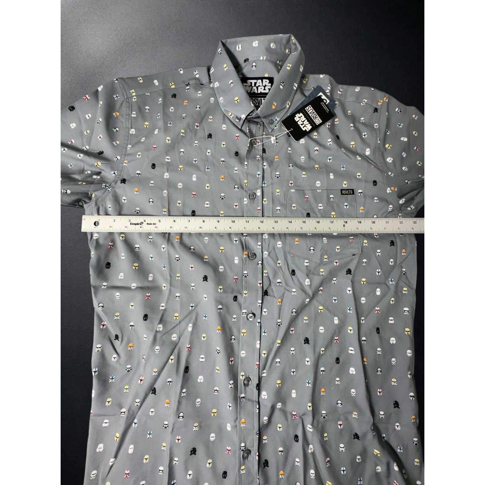 Star Wars RSVLTS Star Wars Lil Troopers Shirt Men’s XL Gray NWT Size US XL / EU 56 / 4 - 3 Thumbnail