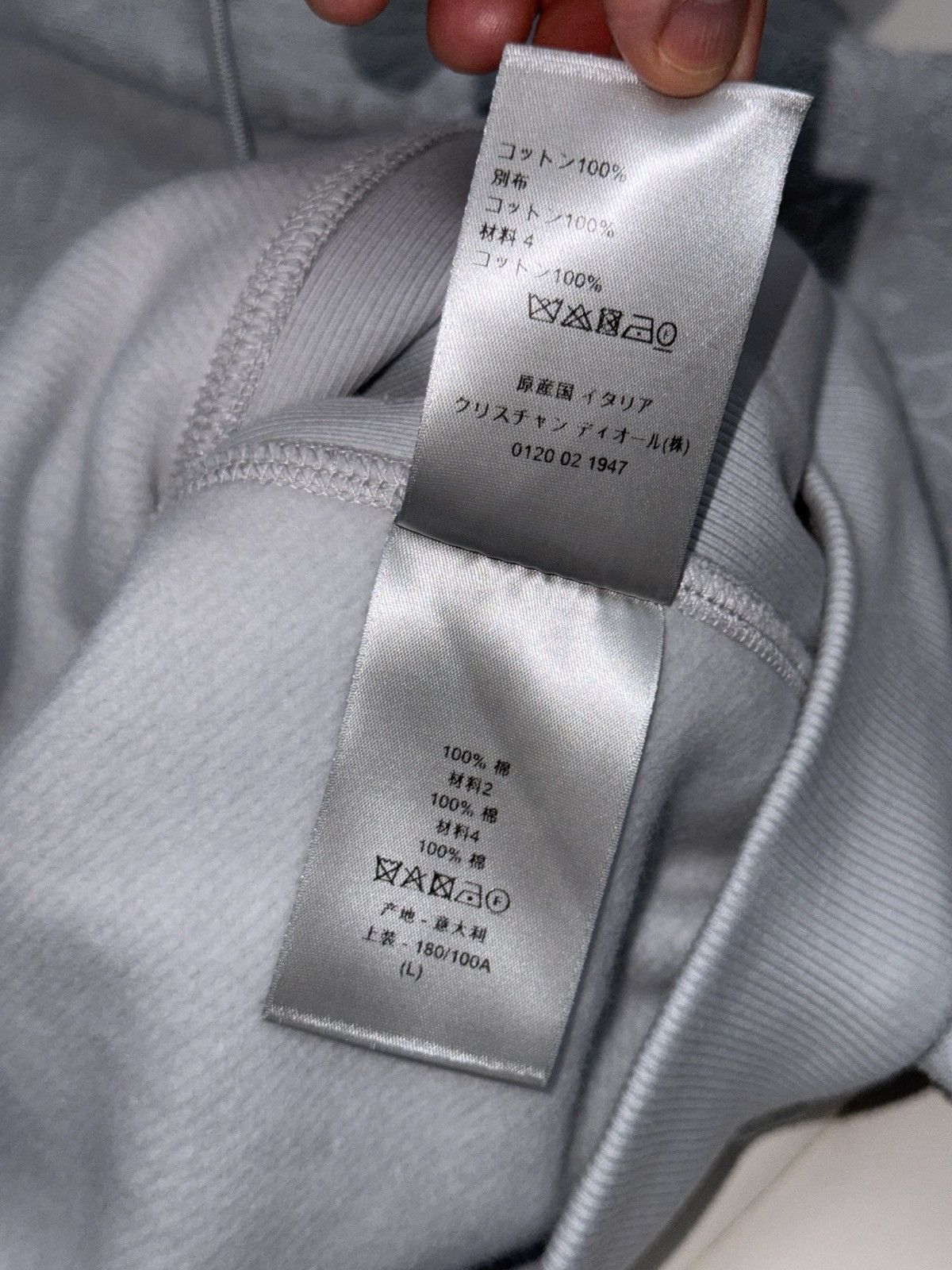 Dior Dior oblique logo hoodie Size US L / EU 52-54 / 3 - 10 Thumbnail