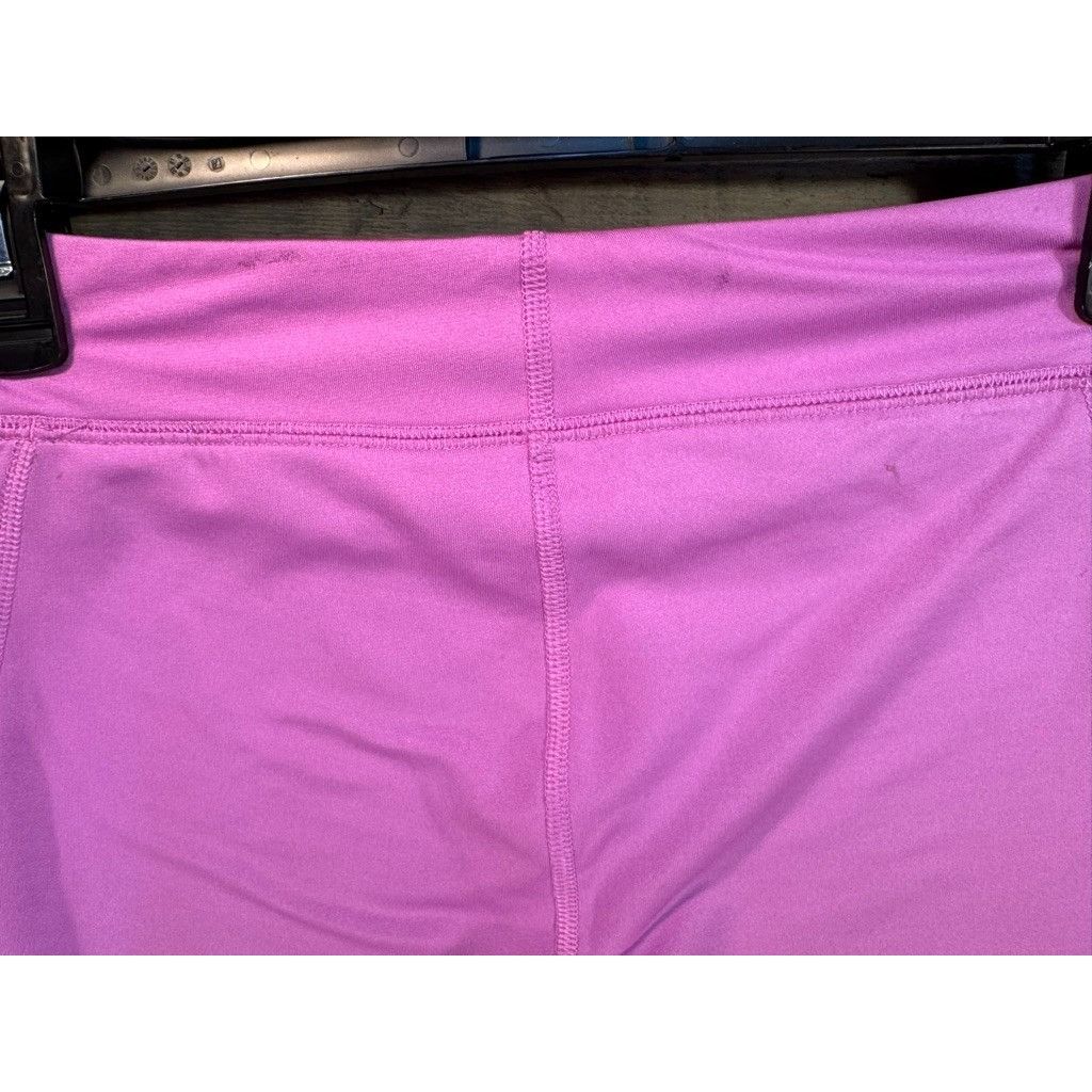 Under Armour Girl's UNDER ARMOUR Logo Pink Capri Leggings Medium Gently U Size 22" - 5 Thumbnail