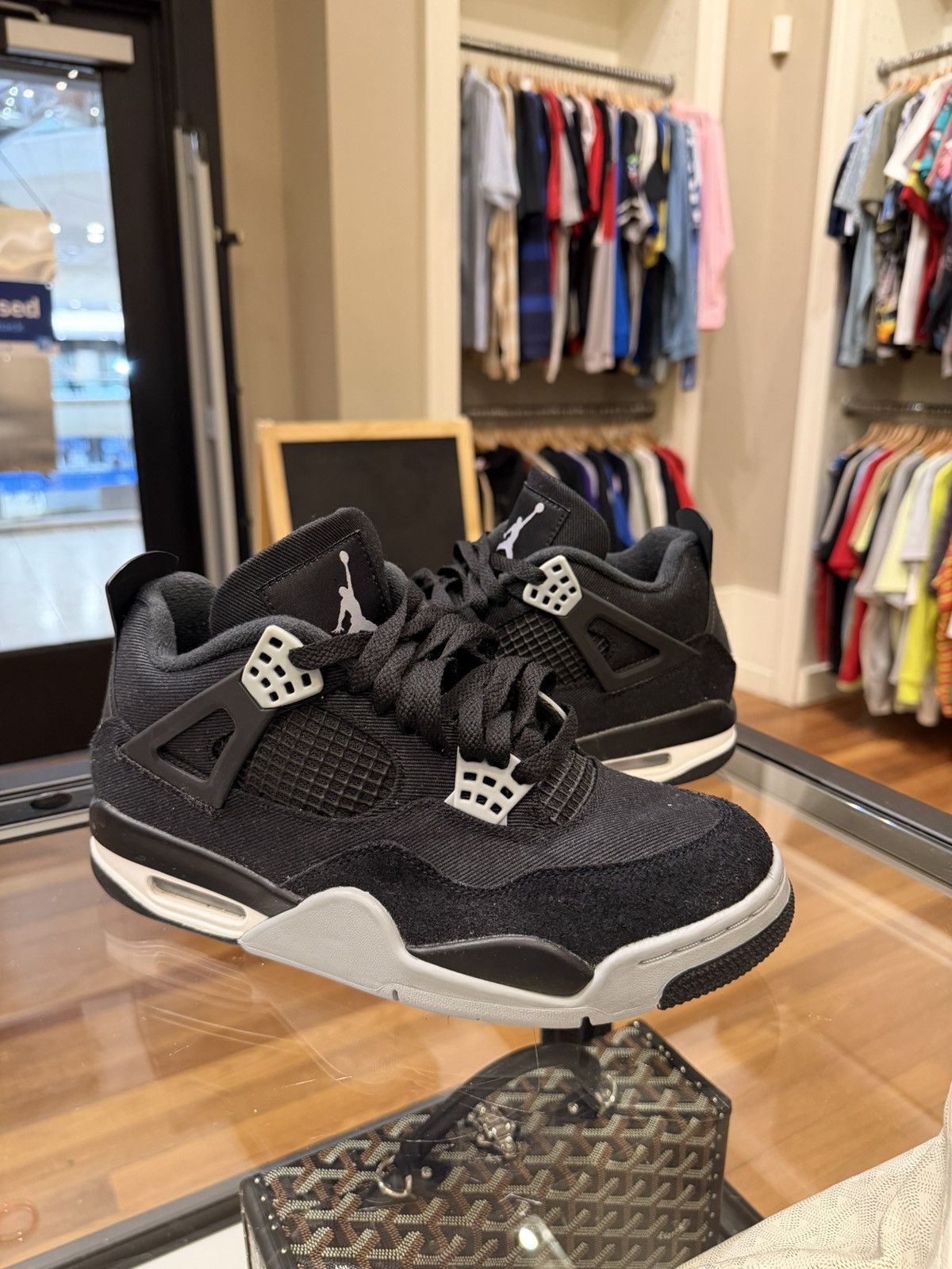 Jordan Brand Jordan 4 Retro SE ‘Black Canvas’ Size US 7.5 / EU 40-41 - 3 Thumbnail