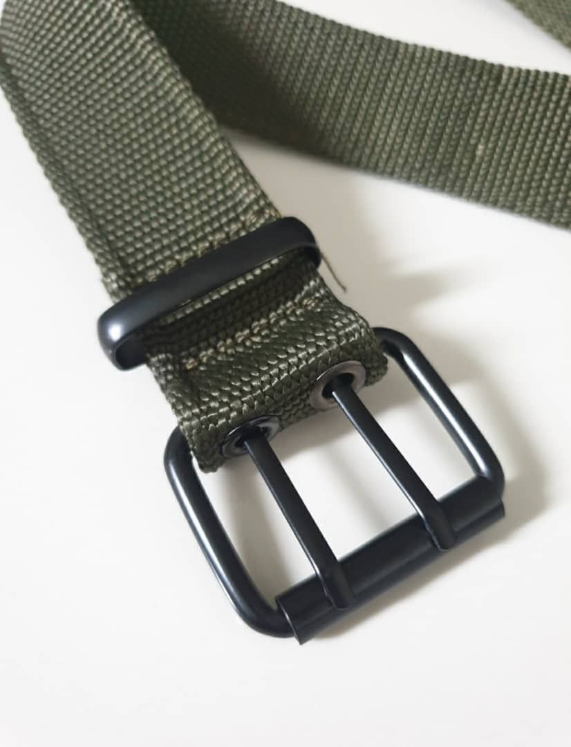 Japanese Brand 💥Unnamed green military Japanese style streetwear belt Size ONE SIZE - 4 Thumbnail