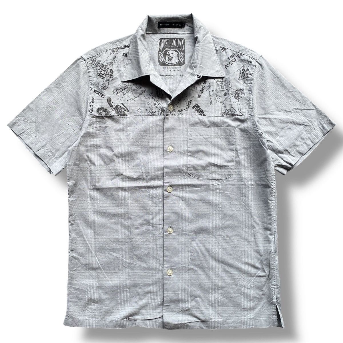 Hysteric Glamour 🔥HYSTERIC GLAMOUR x THE GHOST WOLVES SHIRT. Size US S / EU 44-46 / 1 - 2 Thumbnail