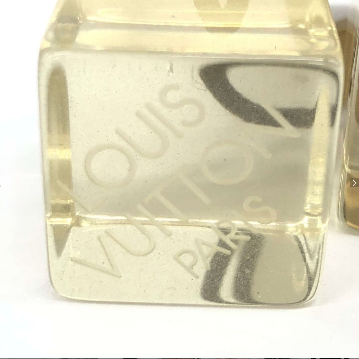 Louis Vuitton Louis Vuitton Hair Cube Set – 2 Pairs Brown & Clear Size ONE SIZE - 3 Thumbnail