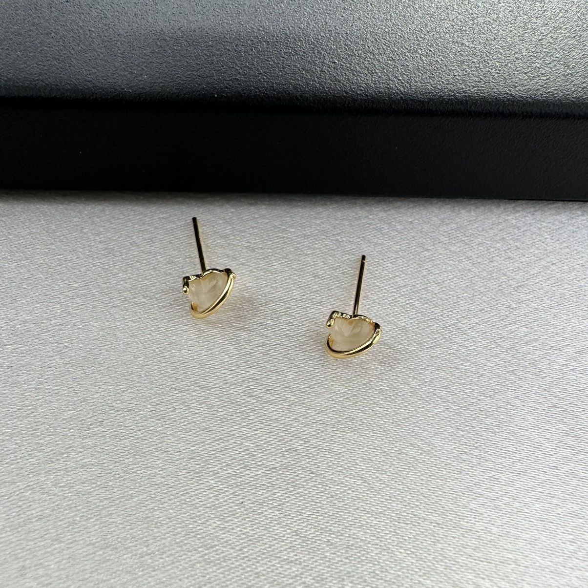 Designer Small Mini Love Heart Stud Earrings for Women Size ONE SIZE - 2 Thumbnail