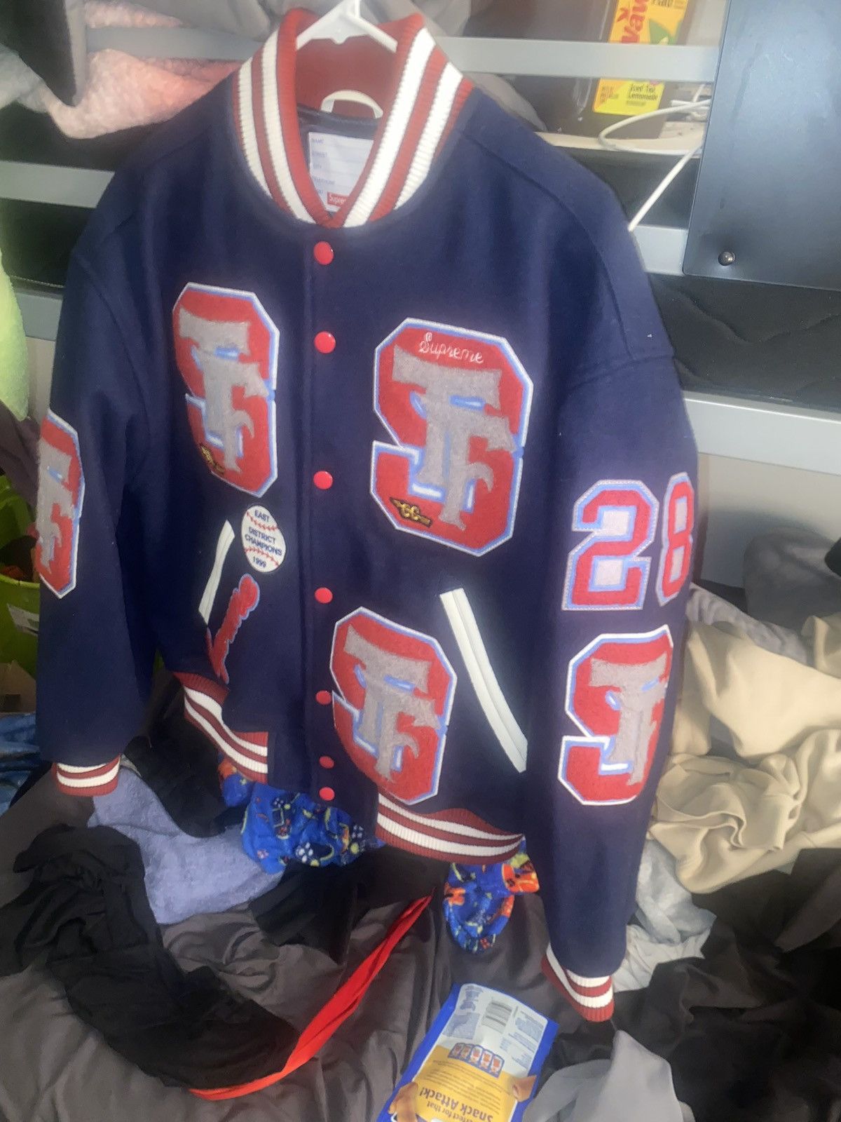 Supreme Supreme drilll team varsity Size US S / EU 44-46 / 1 - 2 Thumbnail