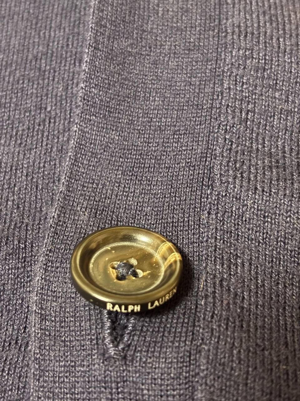 Polo Ralph Lauren Polo Ralph Lauren Pima Cotton Cardigan – Navy – Size L Size US L / EU 52-54 / 3 - 10 Thumbnail