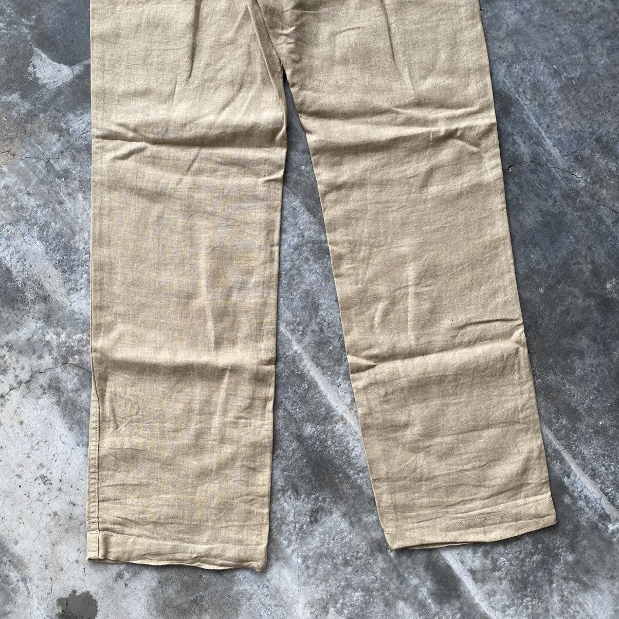 If Six Was Nine × Journal Standard × Le Grande Bleu (L.G.B.) Vintage Y2K Journal Standard Linen Baker Pants w30 Size US 30 / EU 46 - 7 Thumbnail