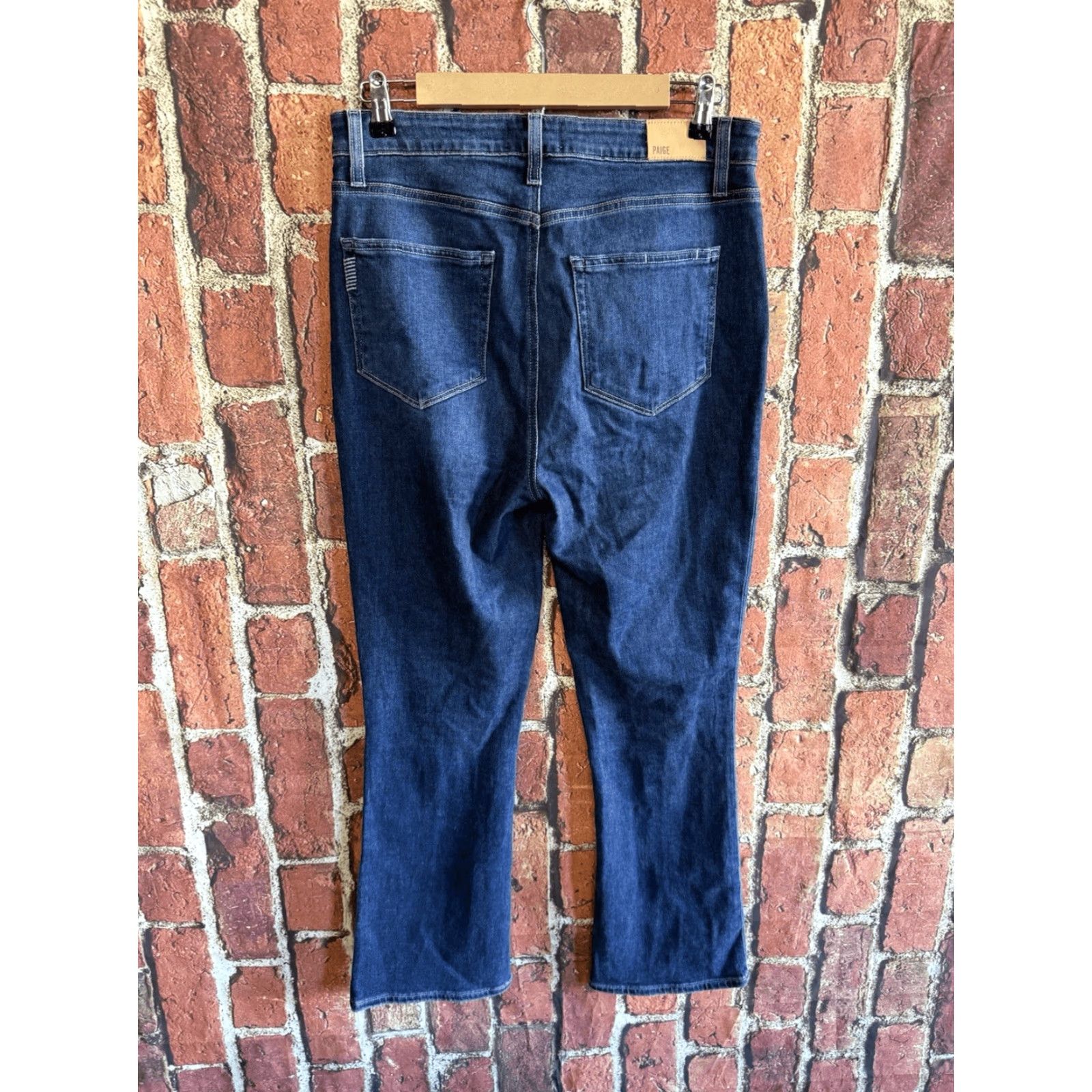 Paige Paige Jeans Women Blue Denim Straight Leg Size 30 x 28 Size 30" / US 8 / IT 44 - 2 Thumbnail