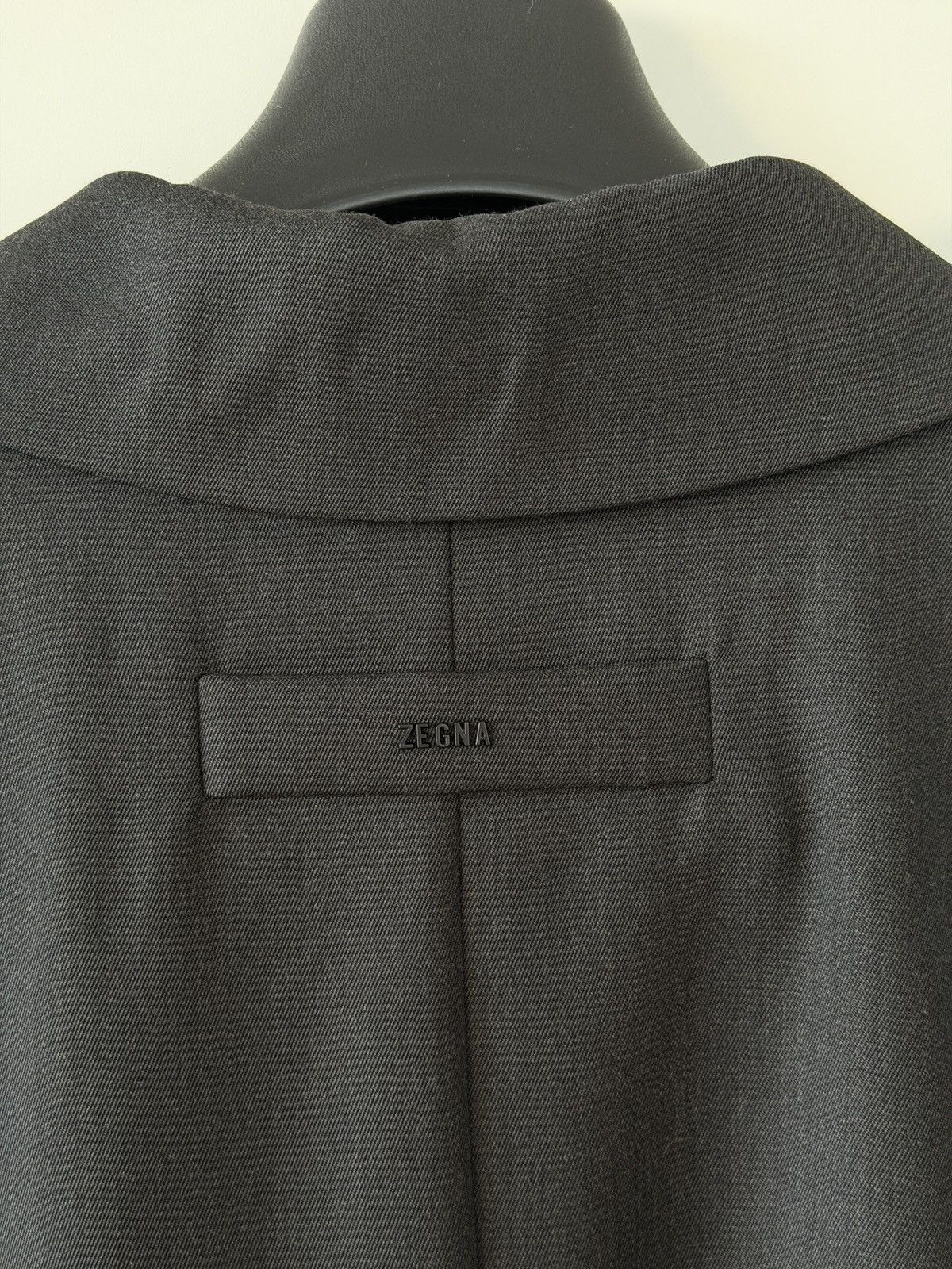 Ermenegildo Zegna × Fear of God Oversized Wool Trench Coat Anthracite 50 Size US L / EU 52-54 / 3 - 13 Thumbnail