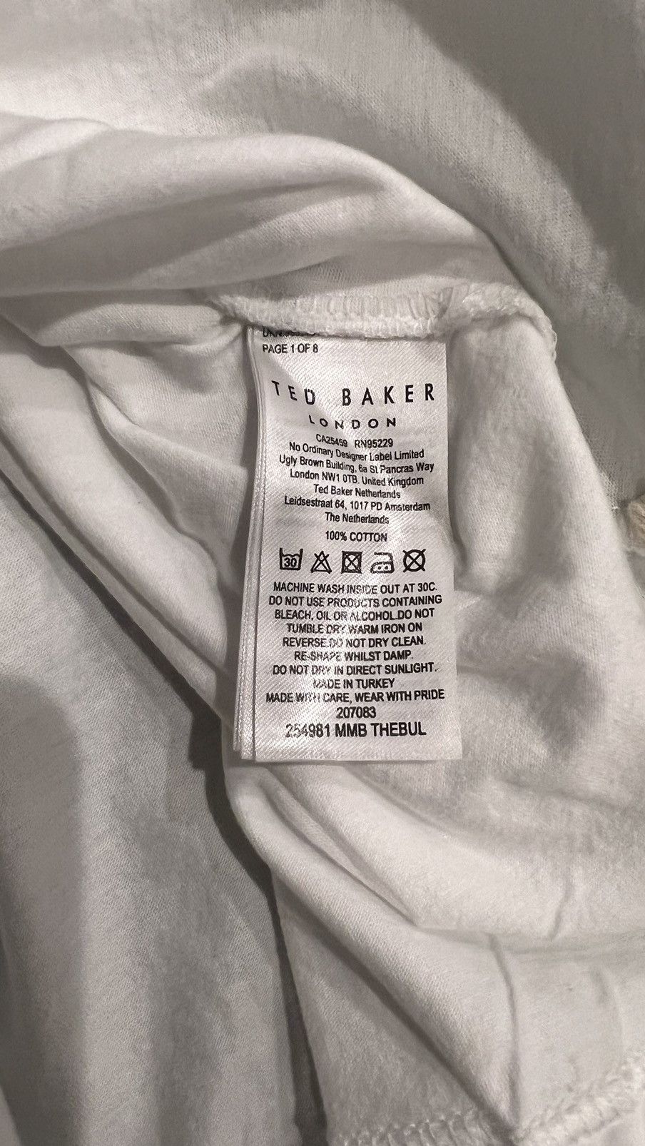 Ted Baker Ted Baker Graphic Design T-Shirt Size US M / EU 48-50 / 2 - 5 Thumbnail