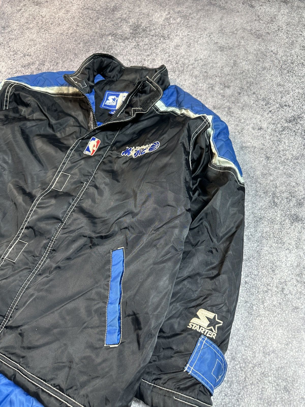 NBA × Starter × Vintage Vintage NBA Starter Orlando Magic Jacket Back Logo Rare USA Size US M / EU 48-50 / 2 - 2 Thumbnail