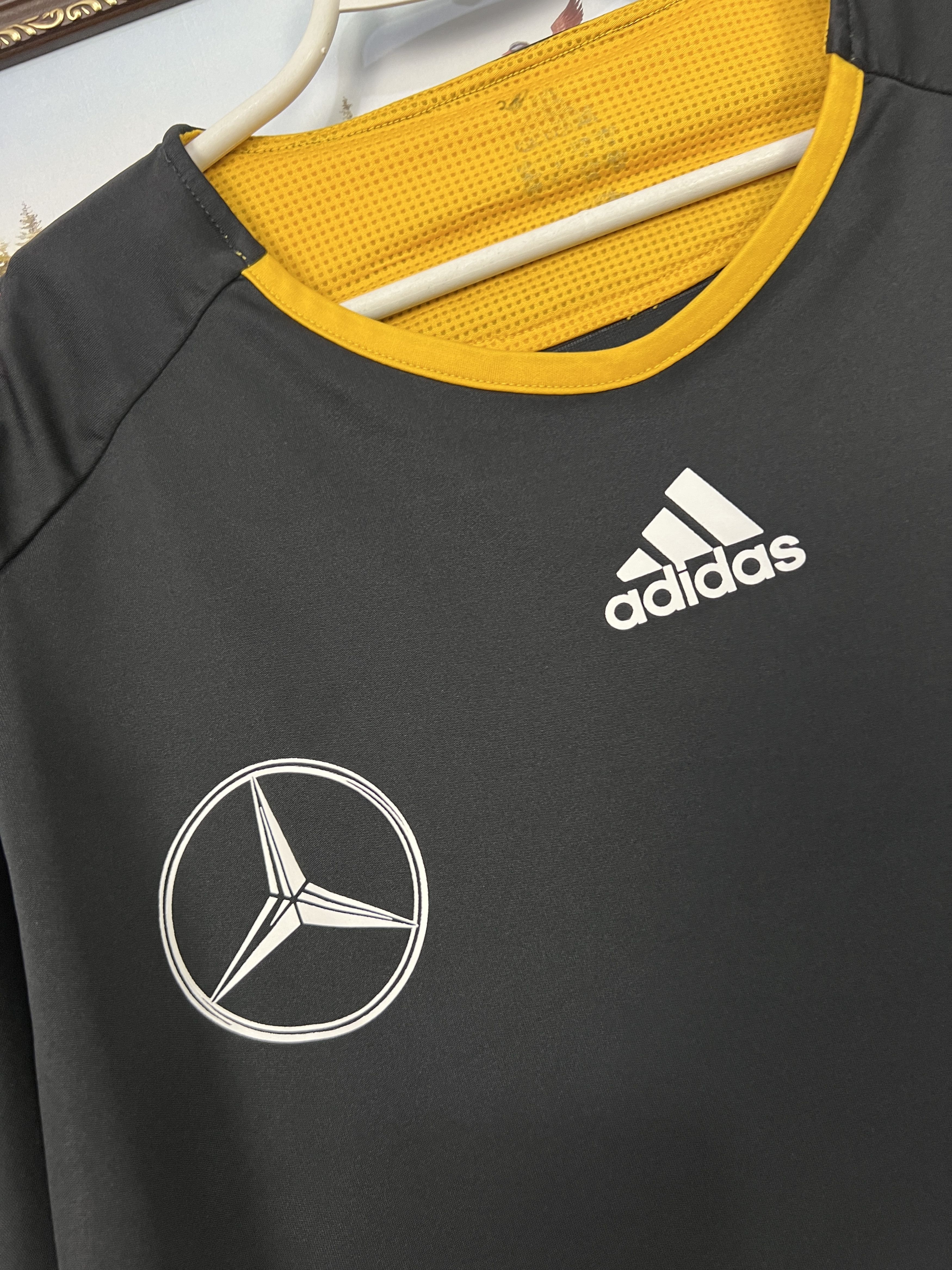 Adidas Vintage Adidas Germany Player Issue Football Train Shirt Size US L / EU 52-54 / 3 - 4 Thumbnail
