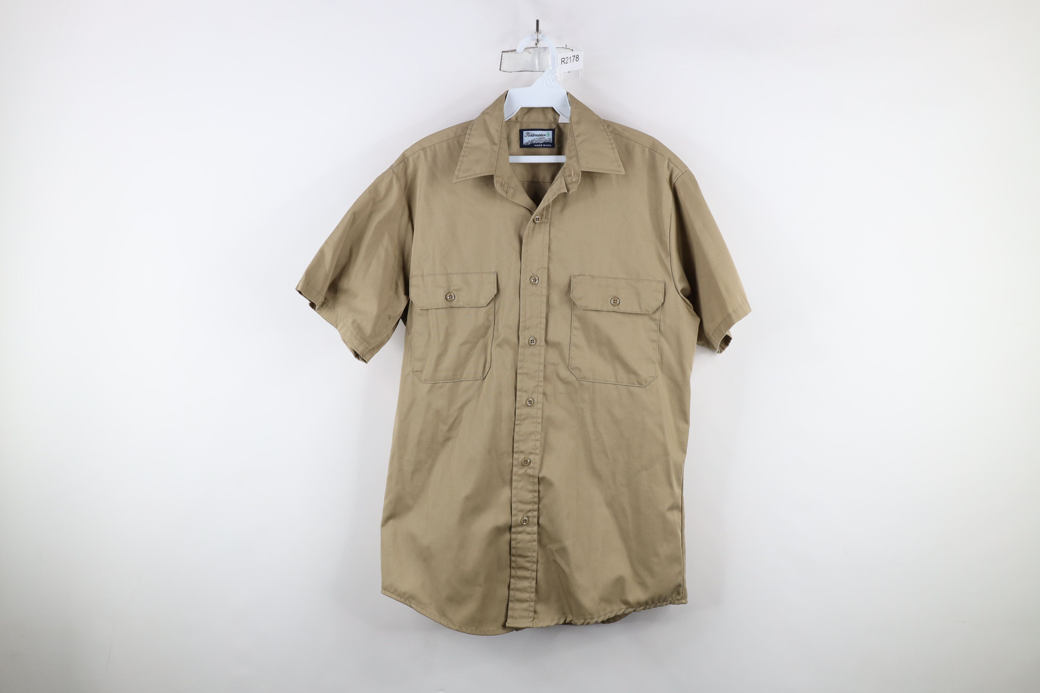 Vintage Vintage 70s Streetwear Mechanic Workwear Button Shirt USA Size US M / EU 48-50 / 2 - 1 Thumbnail