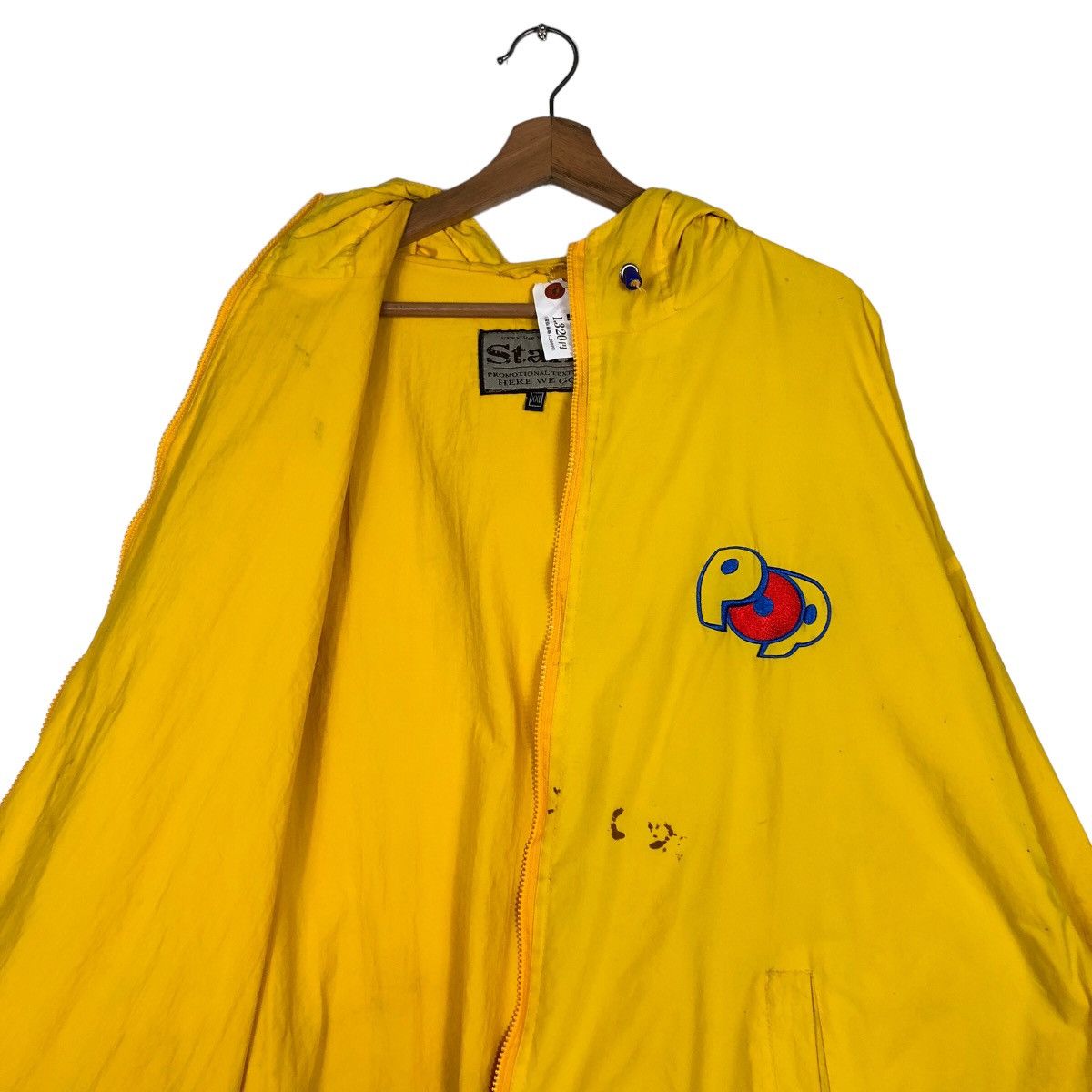 Hysteric Glamour 🔥Vintage Long Jacket Stark Pop Big Logo Japan Made Size US XXL / EU 58 / 5 - 13 Thumbnail