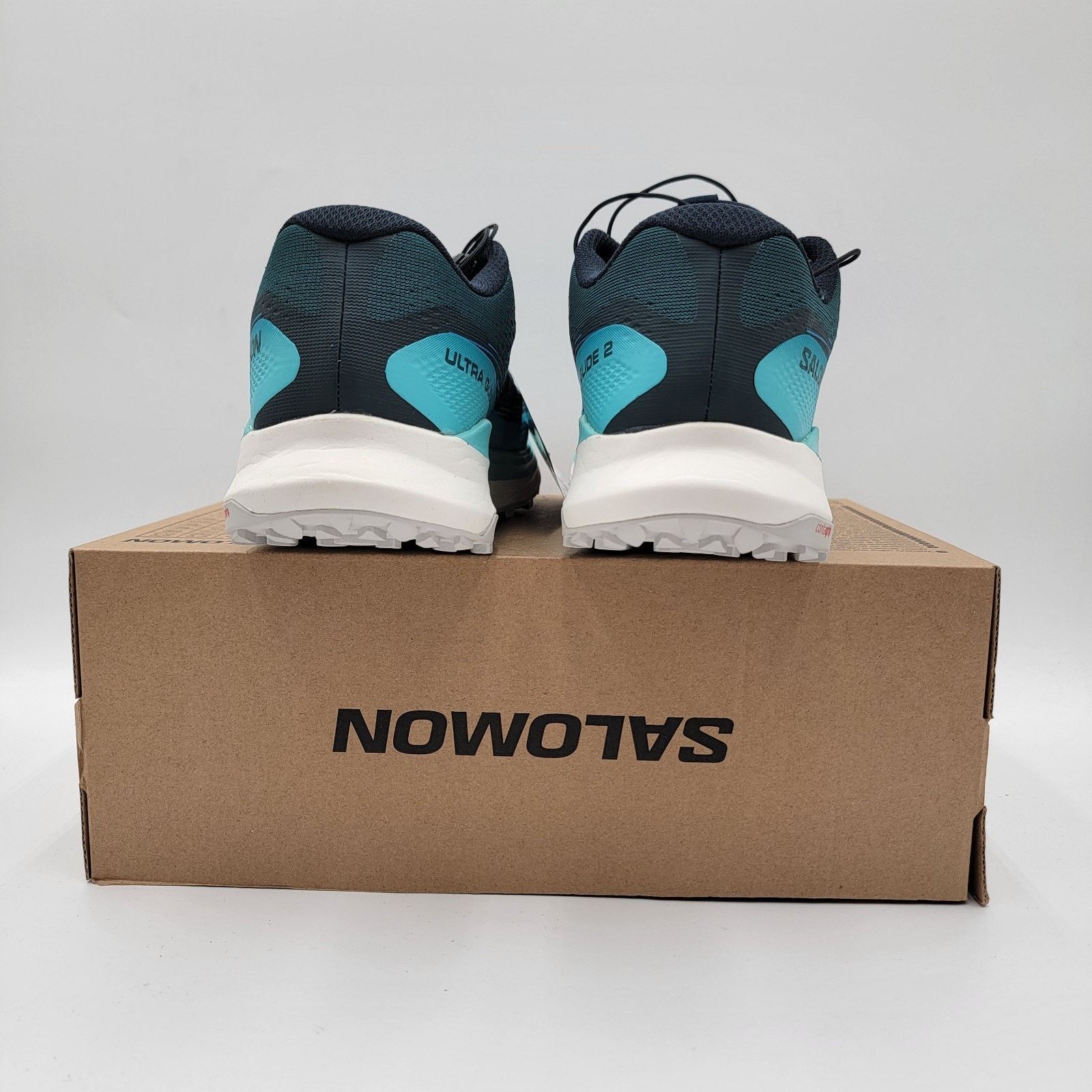 Salomon Mens Salomon Ultra Glide 2 Sz 8 US/7.5 UK 470425 28 Blue/Red Size US 8 / EU 41 - 4 Thumbnail