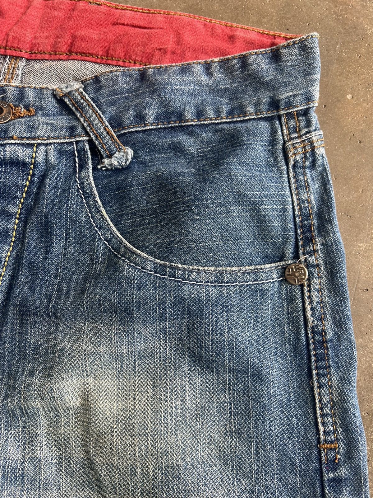 Diesel Vintage Diesel Punk Distressed Style Flared Jeans Size US 31 - 7 Thumbnail