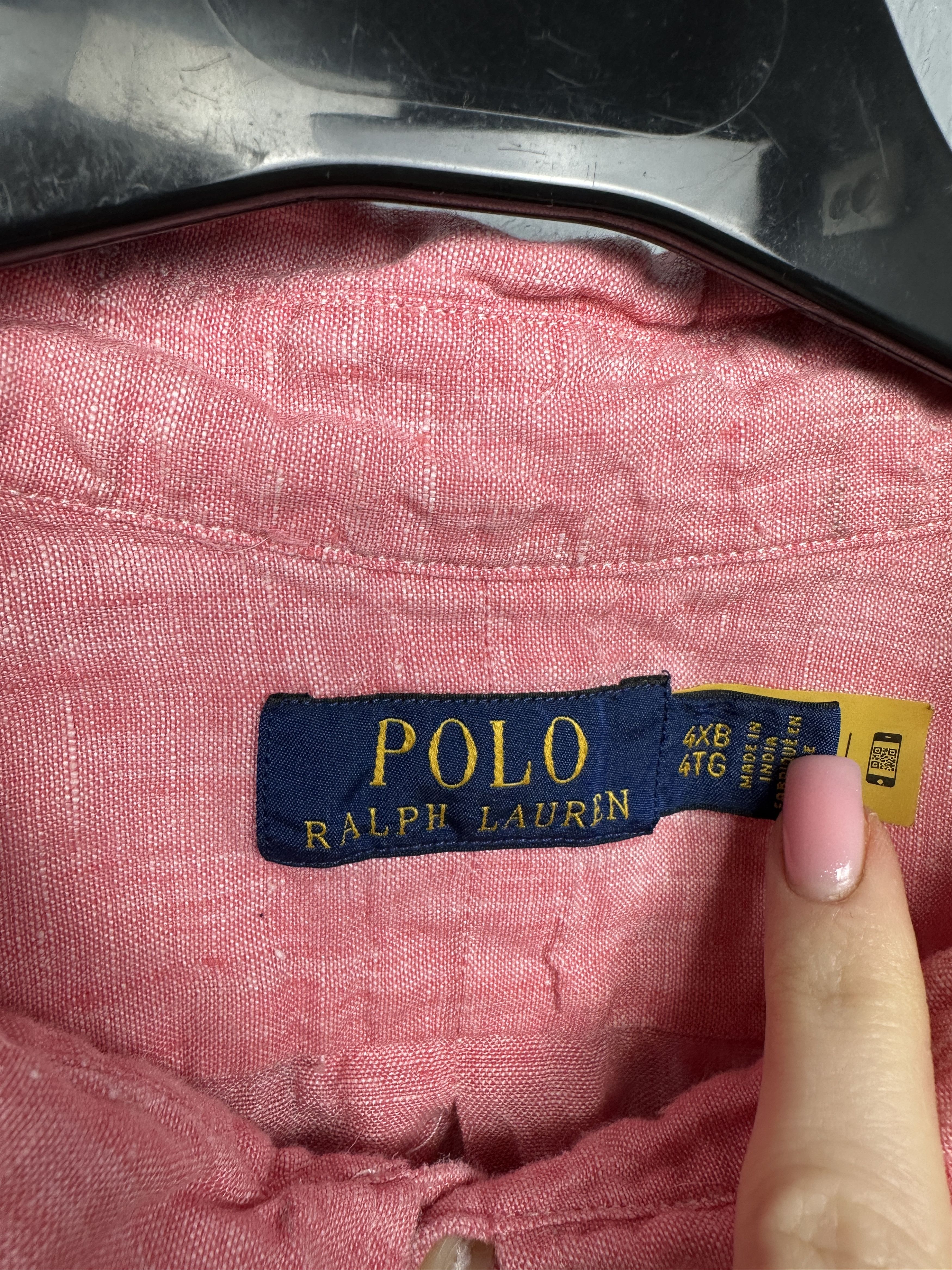 Polo Ralph Lauren Polo Ralph Lauren Mens LINEN Long Sleeve Shirt Size 4XL Size US XXL / EU 58 / 5 - 4 Thumbnail