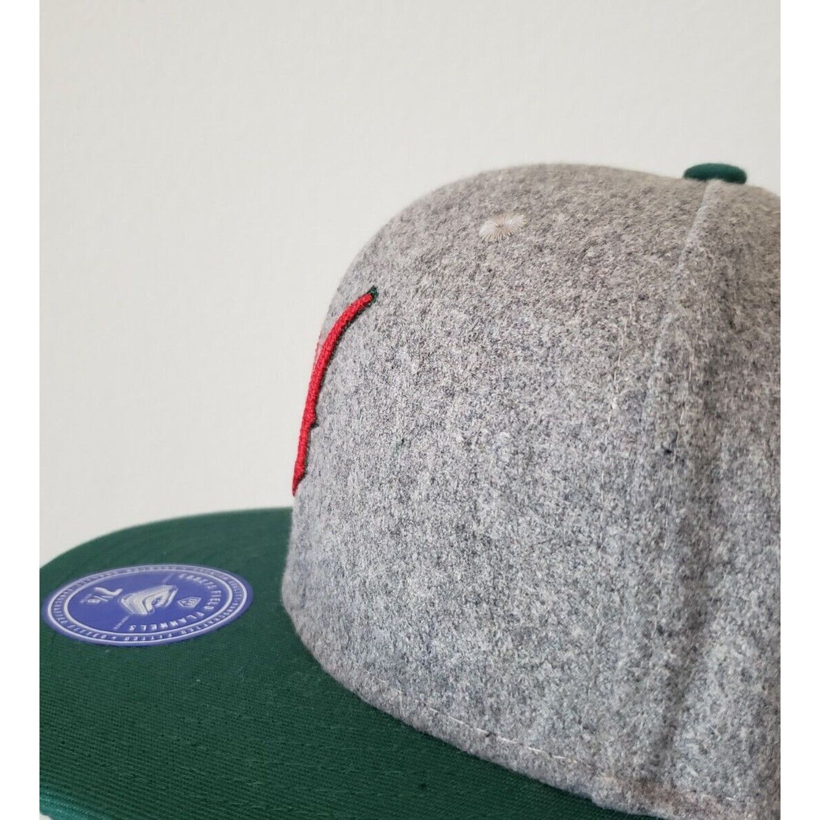 Ebbets Field Flannels Veracruz Azules Hat Wool Fitted Size 7 1/8 Gray Ebbets Field Size ONE SIZE - 5 Thumbnail