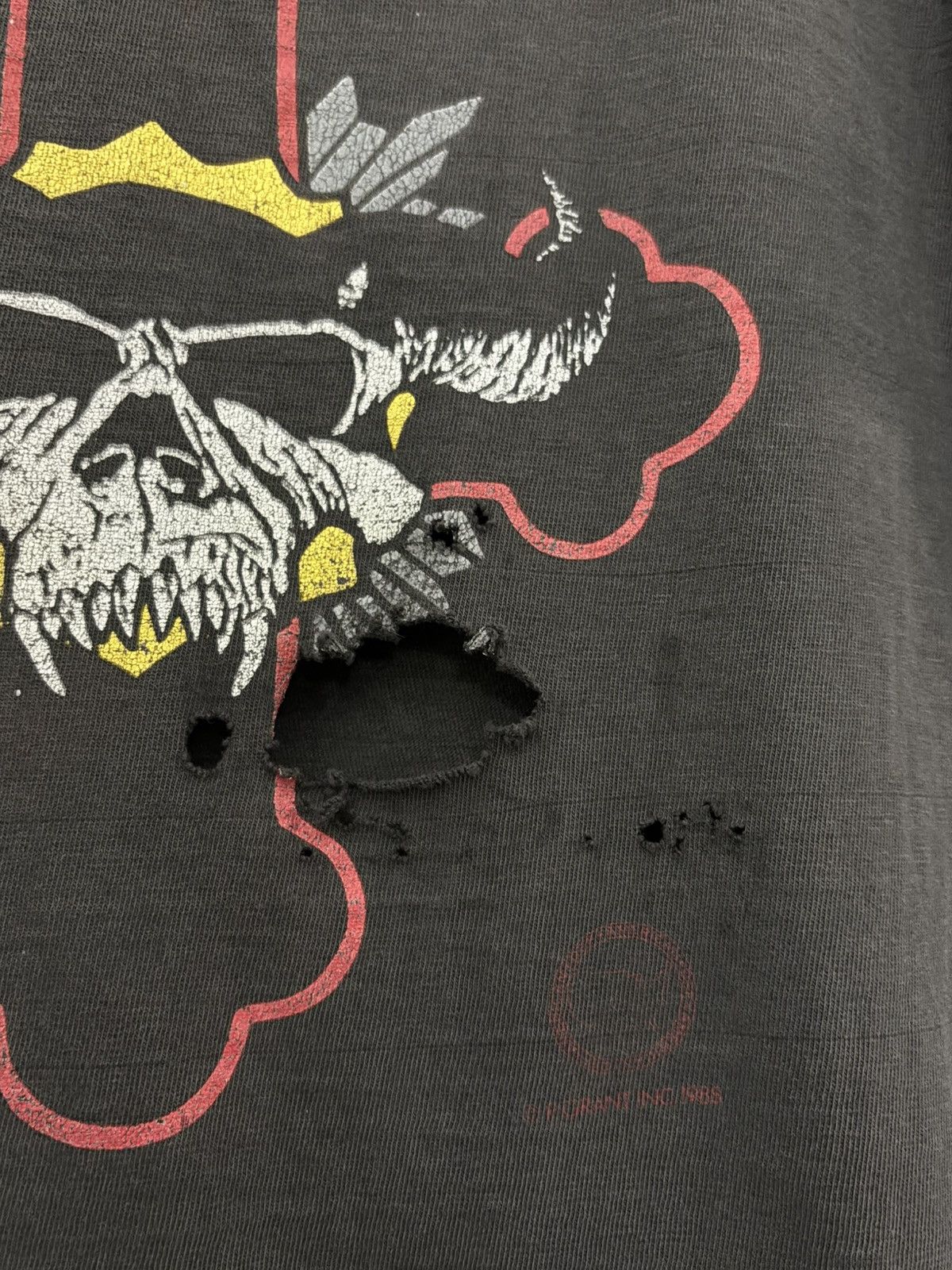 Vintage RARE 80’s DANZIG DISTRESSED NOT OF THIS WORLD TOUR TEE Size US L / EU 52-54 / 3 - 8 Thumbnail