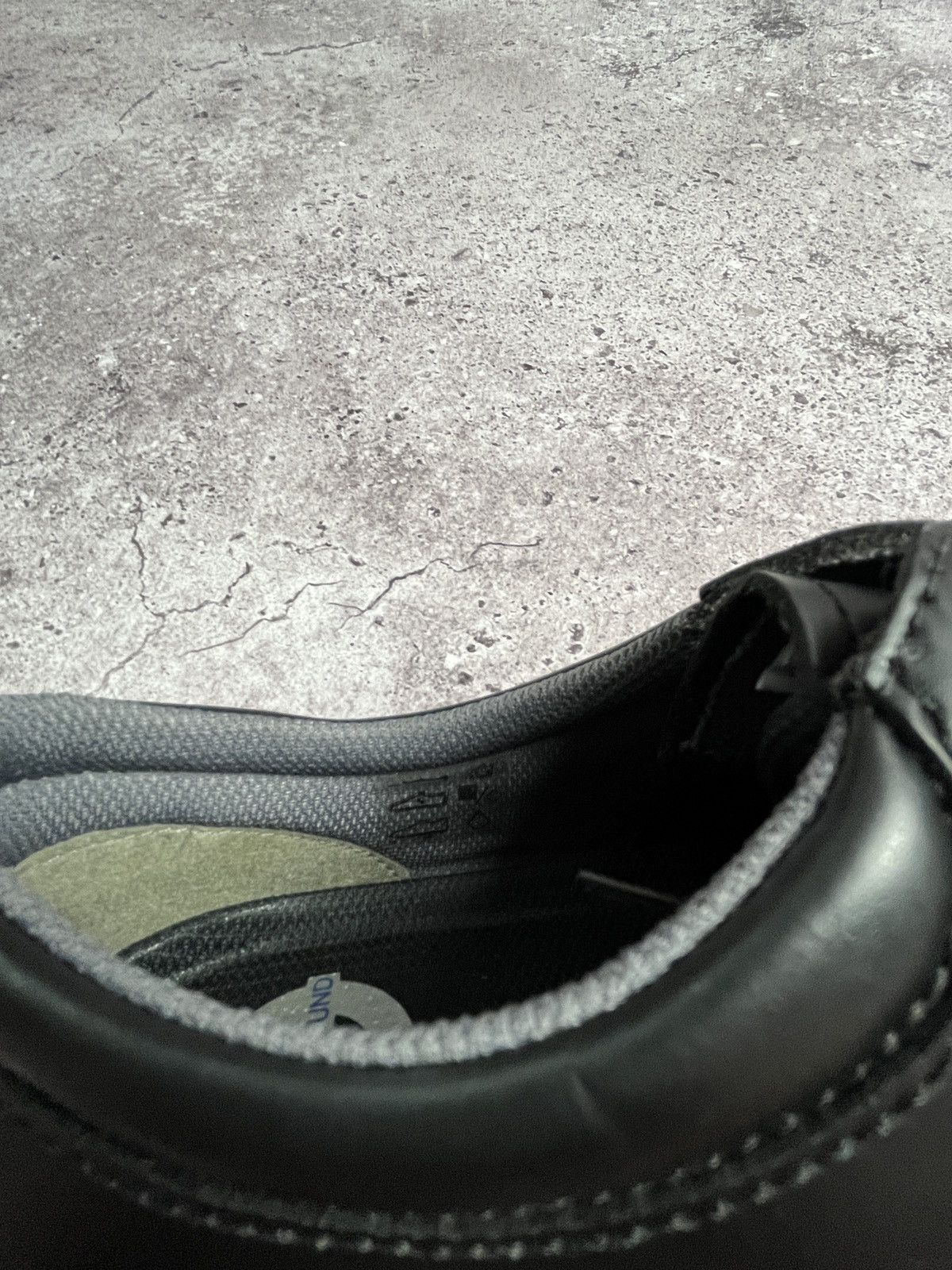 Dr. Martens Dr. Martens London Underground Black Leather Shoes Size US 12 / EU 45 - 7 Thumbnail