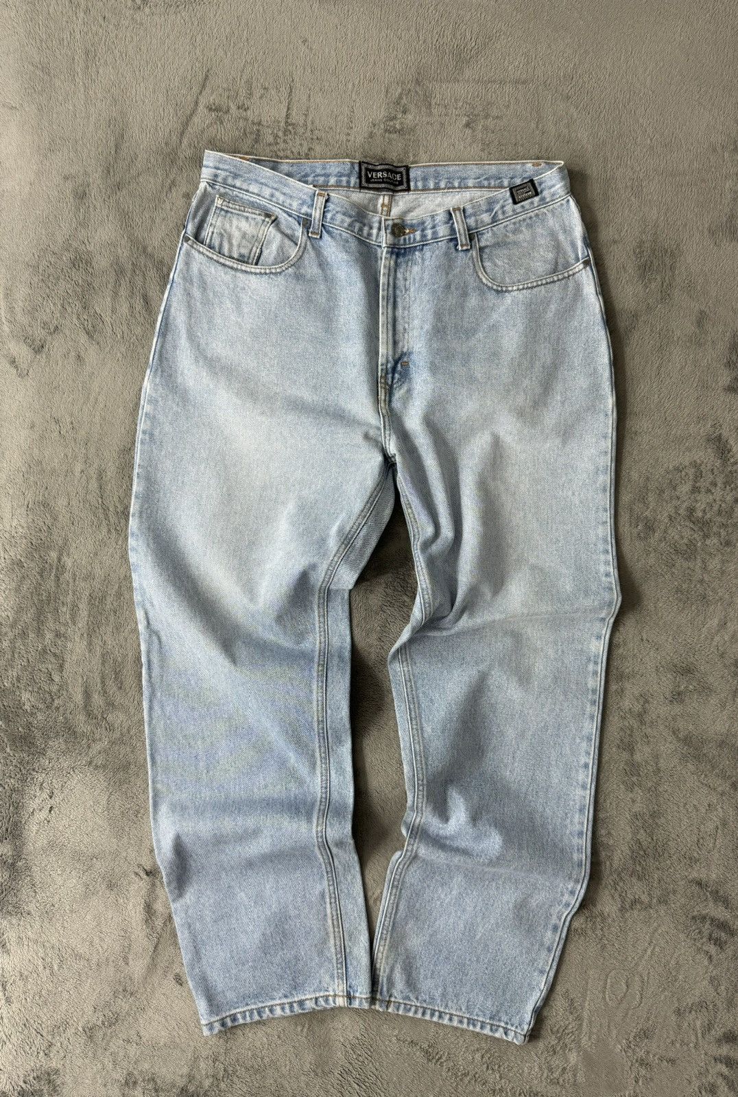 image of Versace Vintage Denim in Blue, Men's (Size 34)