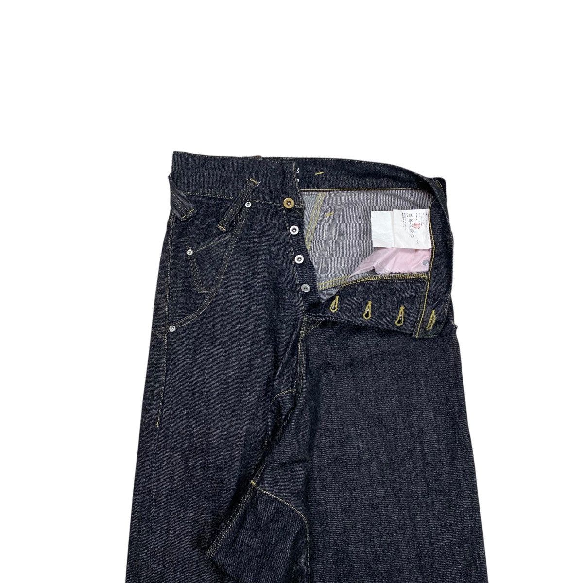 Comme des Garcons × Ganryu × Japanese Brand Ganryu Comme des Garcons Drop Crotch Blue Indigo Denim Pants Size US 30 / EU 46 - 7 Thumbnail