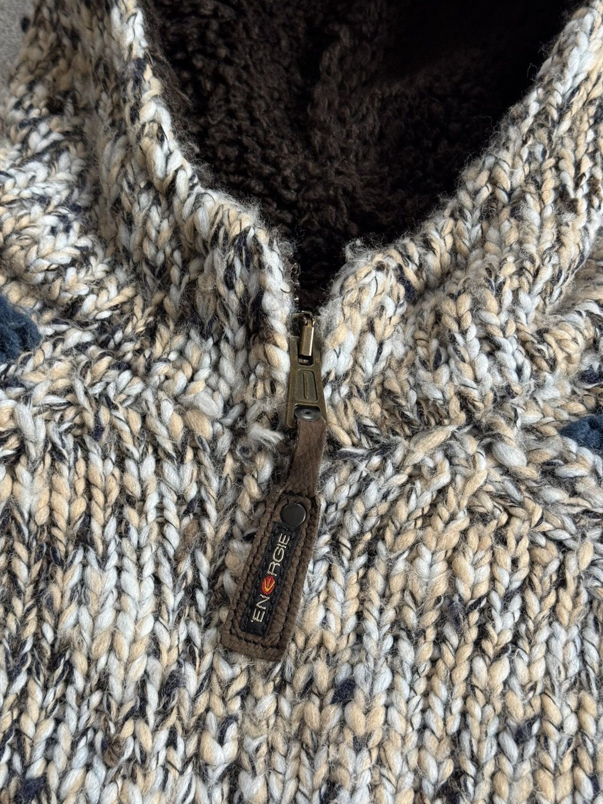 Energie ENERGIE x MISS SIXTY M/size Chunky knitted hoodie jacket fur Size M / US 6-8 / IT 42-44 - 7 Thumbnail