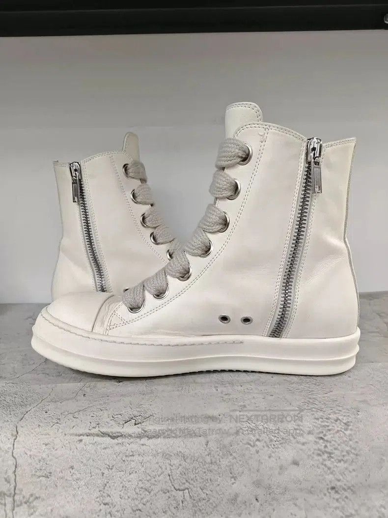 Rick Owens Rick Owens White High. Size US 9.5 / EU 42-43 - 7 Thumbnail