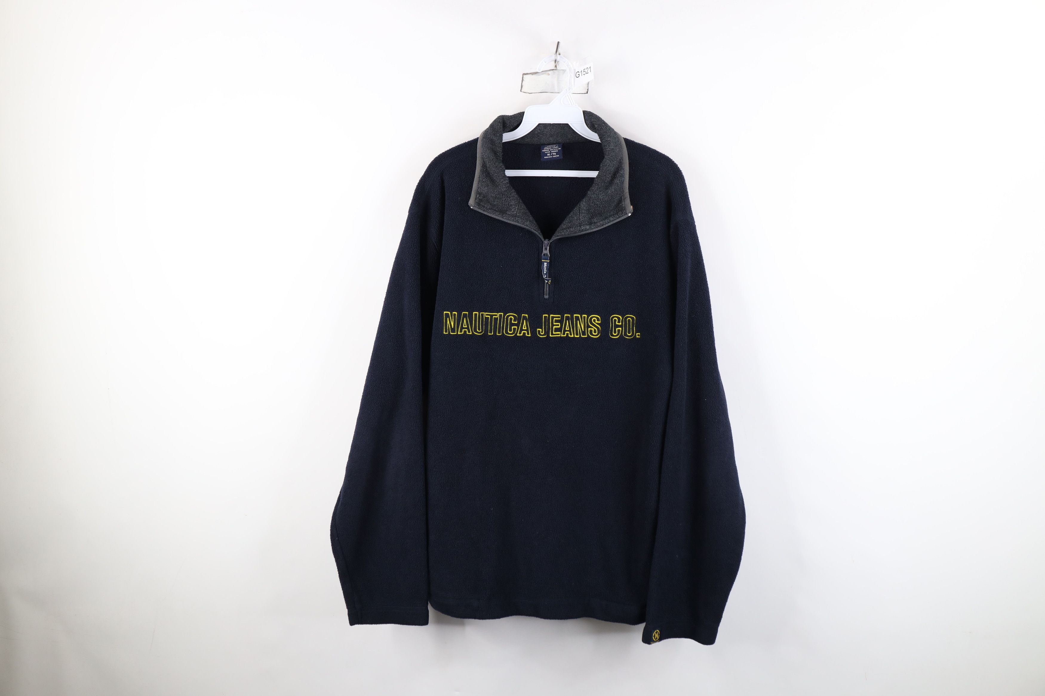 Nautica Vintage 90s Nautica Spell Half Zip Fleece Pullover Sweater Size US XL / EU 56 / 4 - 1 Thumbnail
