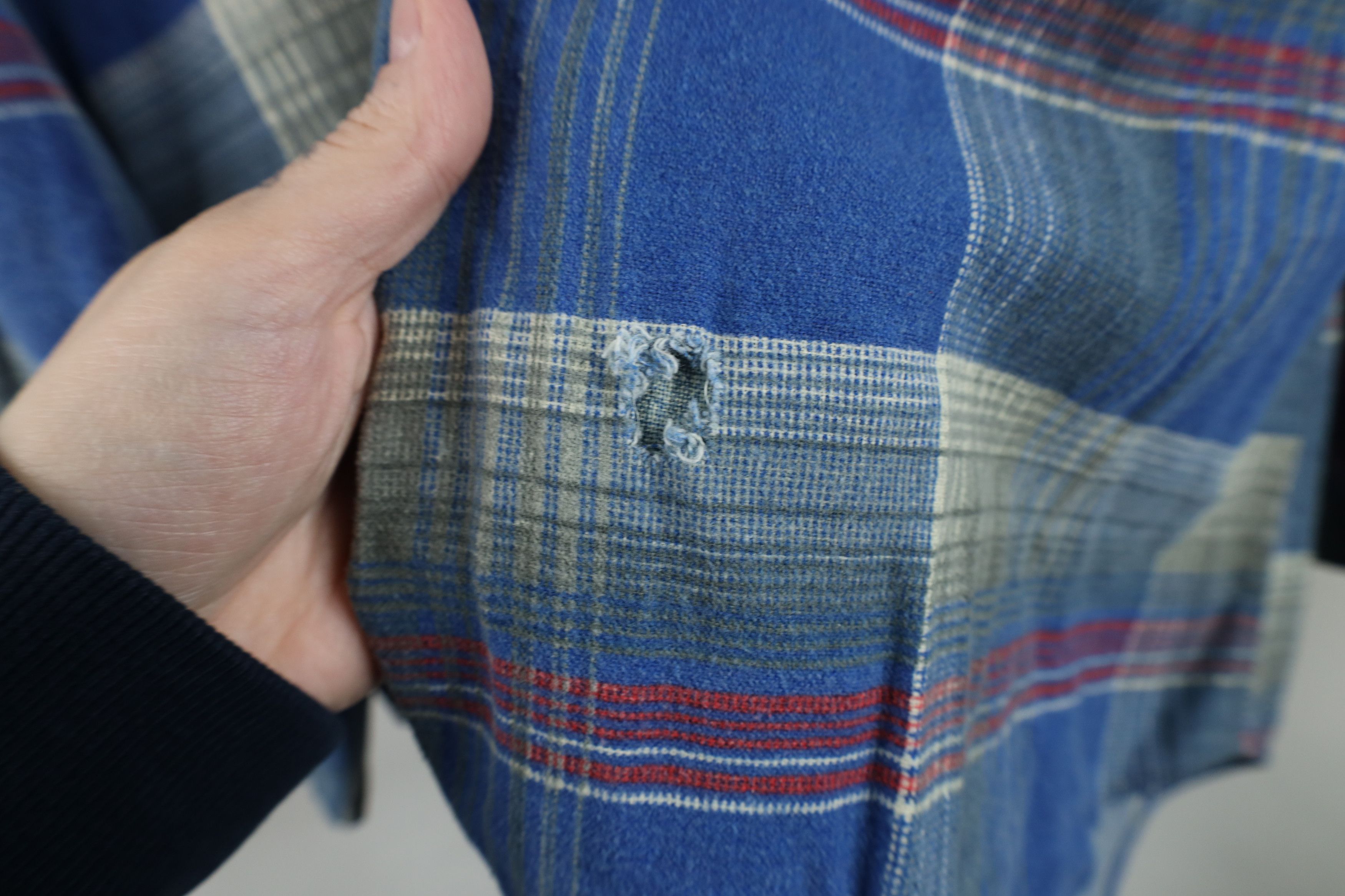 Vintage Vintage 70s Streetwear Western Flannel Snap Button Shirt Size US L / EU 52-54 / 3 - 4 Thumbnail