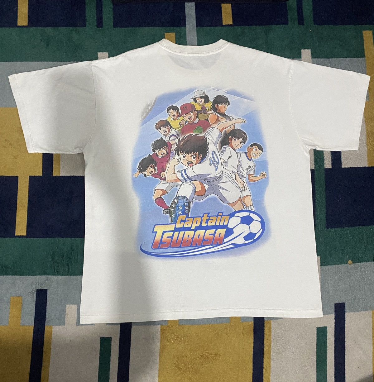 Vintage Rare! Vintage Captain Tsubasa T-shirt Size US L / EU 52-54 / 3 - 2 Thumbnail