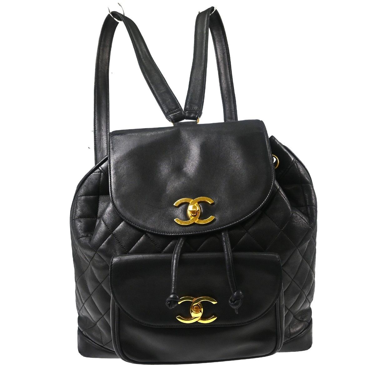Chanel Chanel Vintage CC Pocket Backpack Quilted Lambskin Size ONE SIZE - 1 Thumbnail