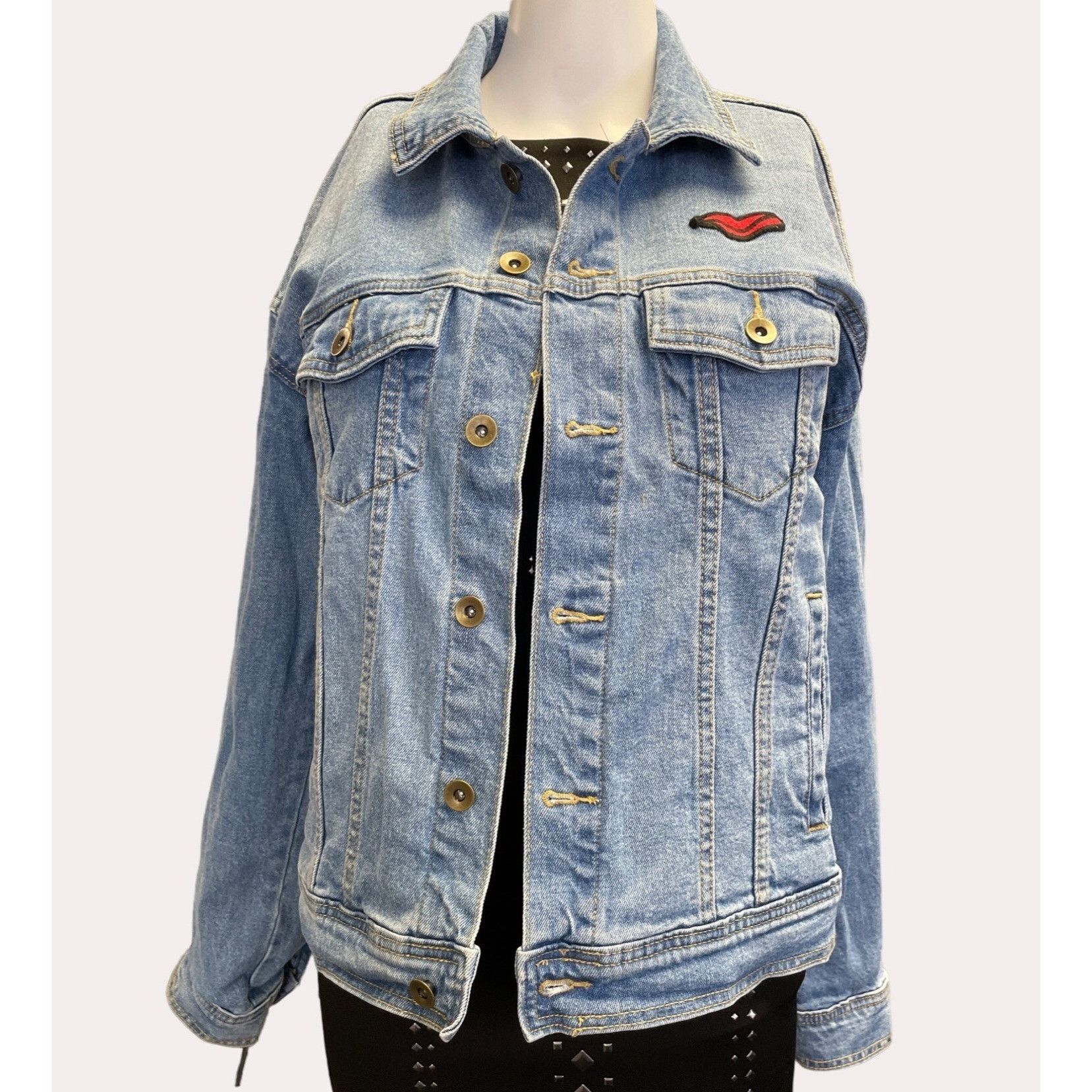 Other New York 1969 Women's Blue Jean Jacket Loose Fit Size S SKU Size S / US 4 / IT 40 - 1 Thumbnail